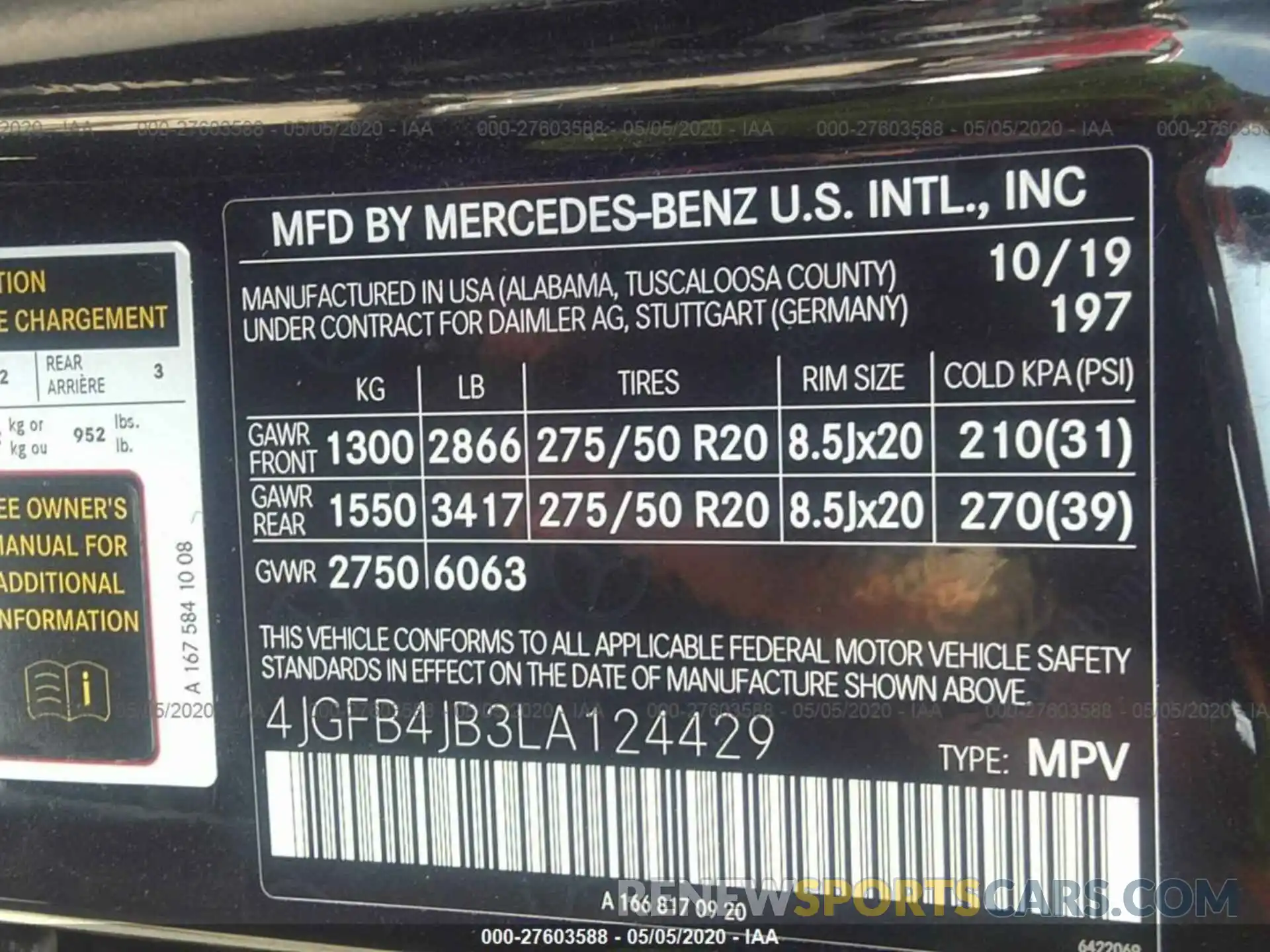 9 Фотография поврежденного автомобиля 4JGFB4JB3LA124429 MERCEDES-BENZ GLE 2020