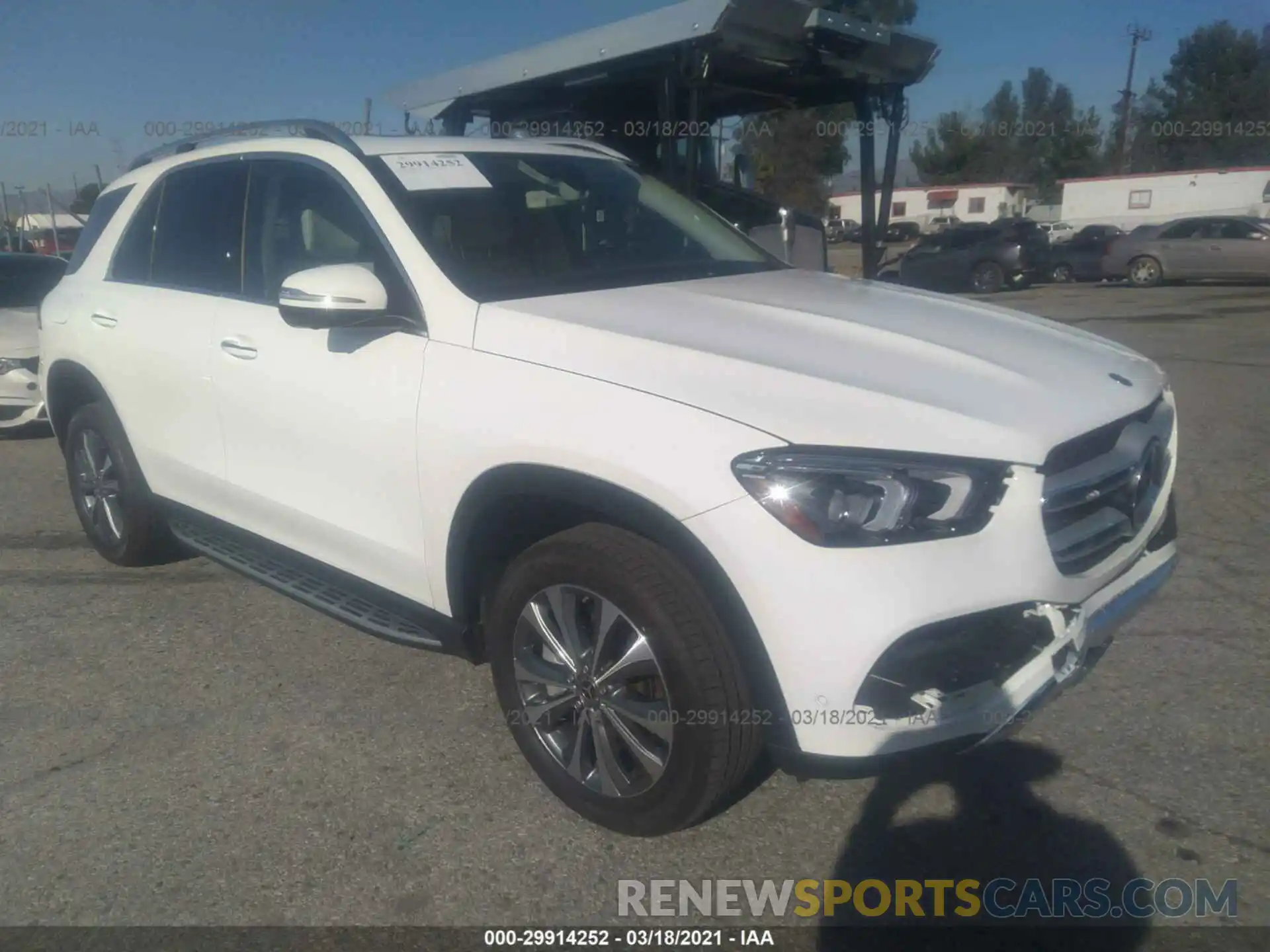 1 Photograph of a damaged car 4JGFB4JB4LA250928 MERCEDES-BENZ GLE 2020