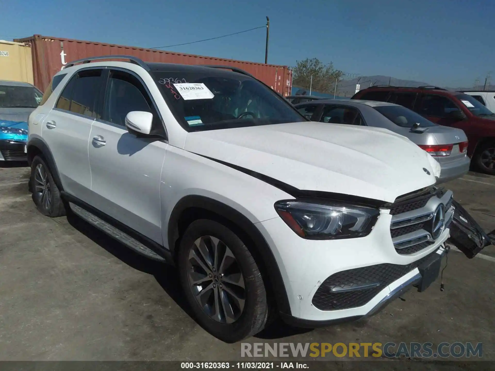 1 Photograph of a damaged car 4JGFB4JB6LA185385 MERCEDES-BENZ GLE 2020