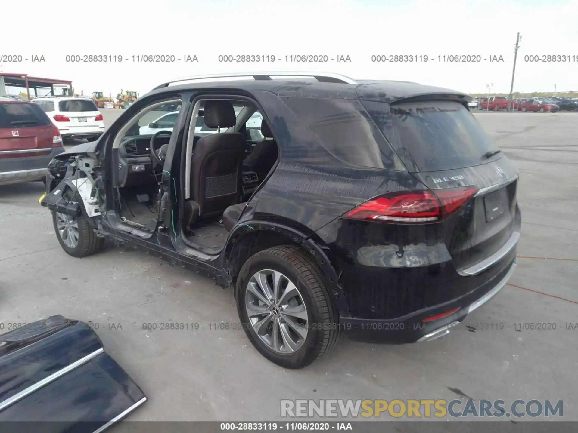 3 Photograph of a damaged car 4JGFB4JB7LA203800 MERCEDES-BENZ GLE 2020