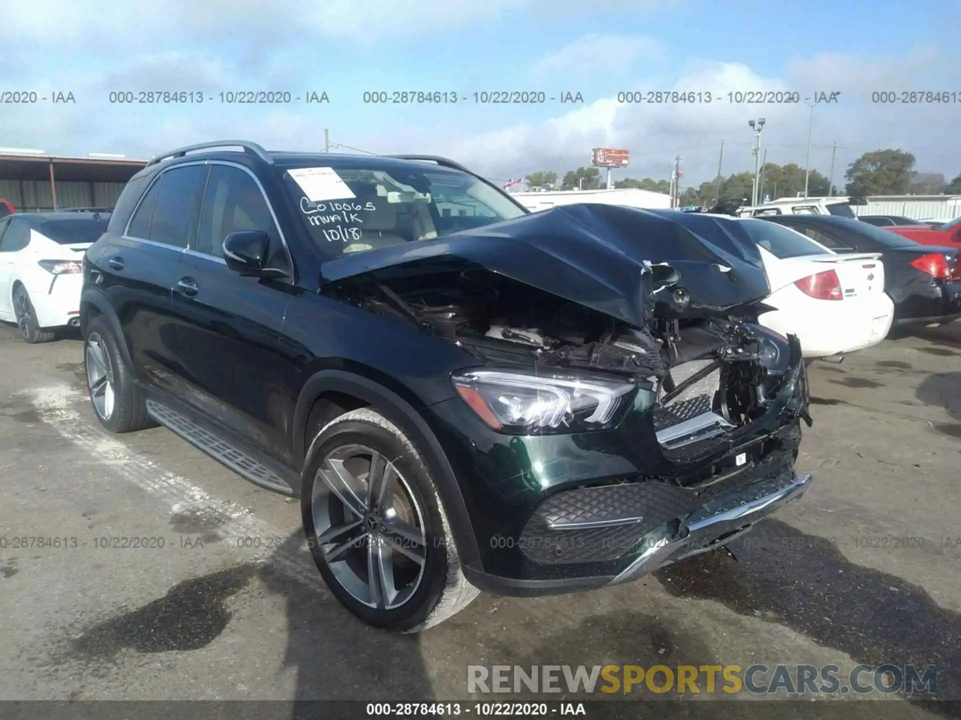 1 Photograph of a damaged car 4JGFB4JB7LA207989 MERCEDES-BENZ GLE 2020