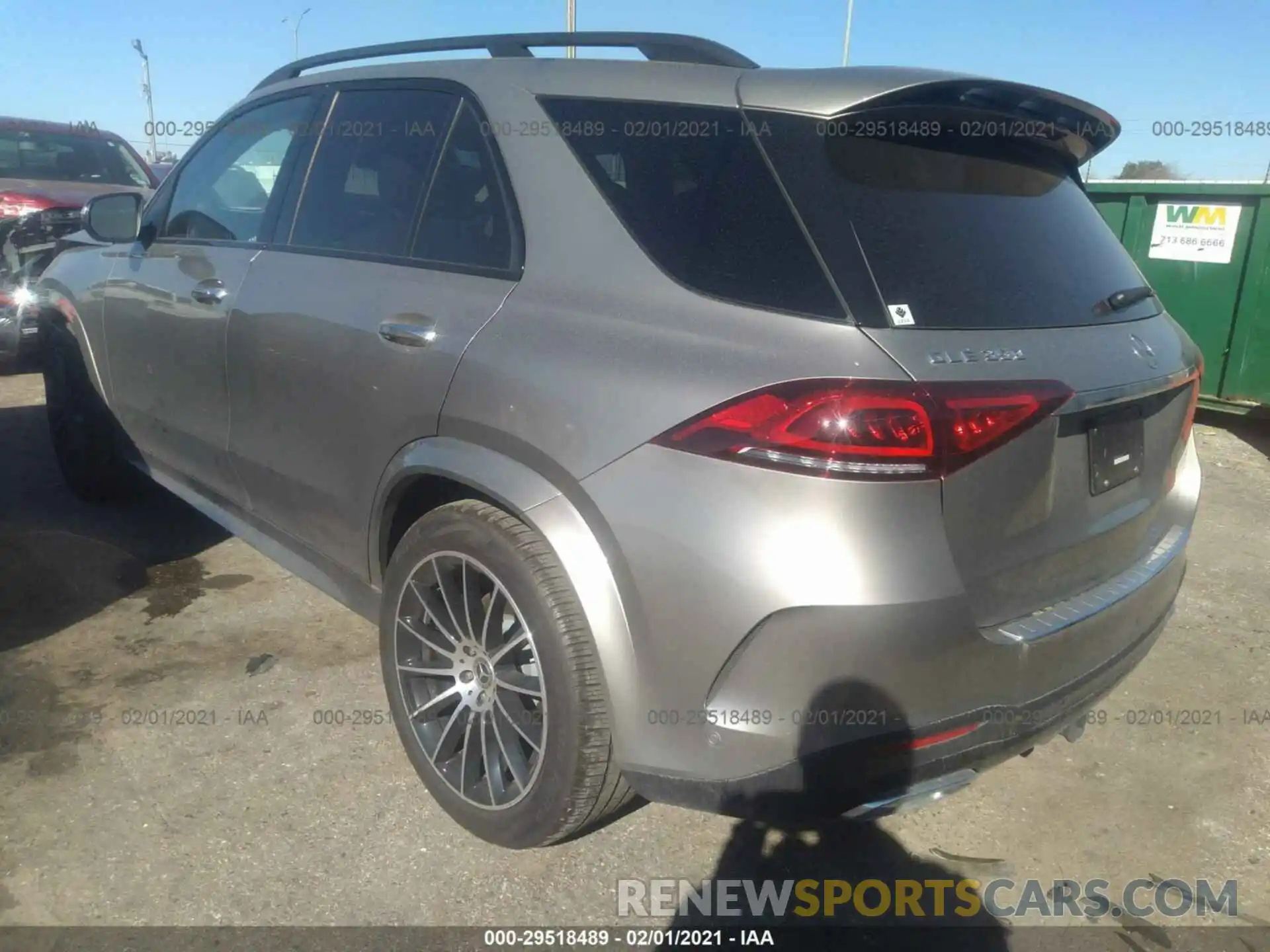 3 Photograph of a damaged car 4JGFB4JB8LA206754 MERCEDES-BENZ GLE 2020