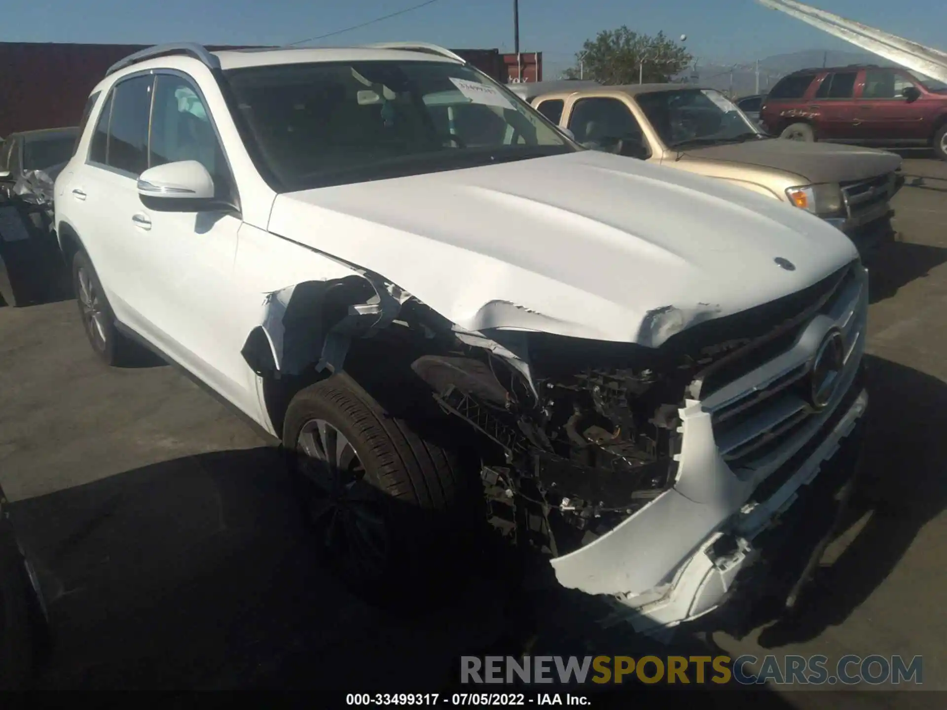 1 Photograph of a damaged car 4JGFB4KB0LA010032 MERCEDES-BENZ GLE 2020