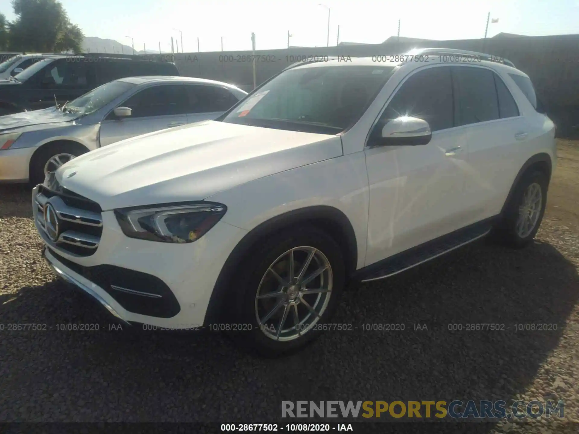 2 Photograph of a damaged car 4JGFB4KB0LA094577 MERCEDES-BENZ GLE 2020