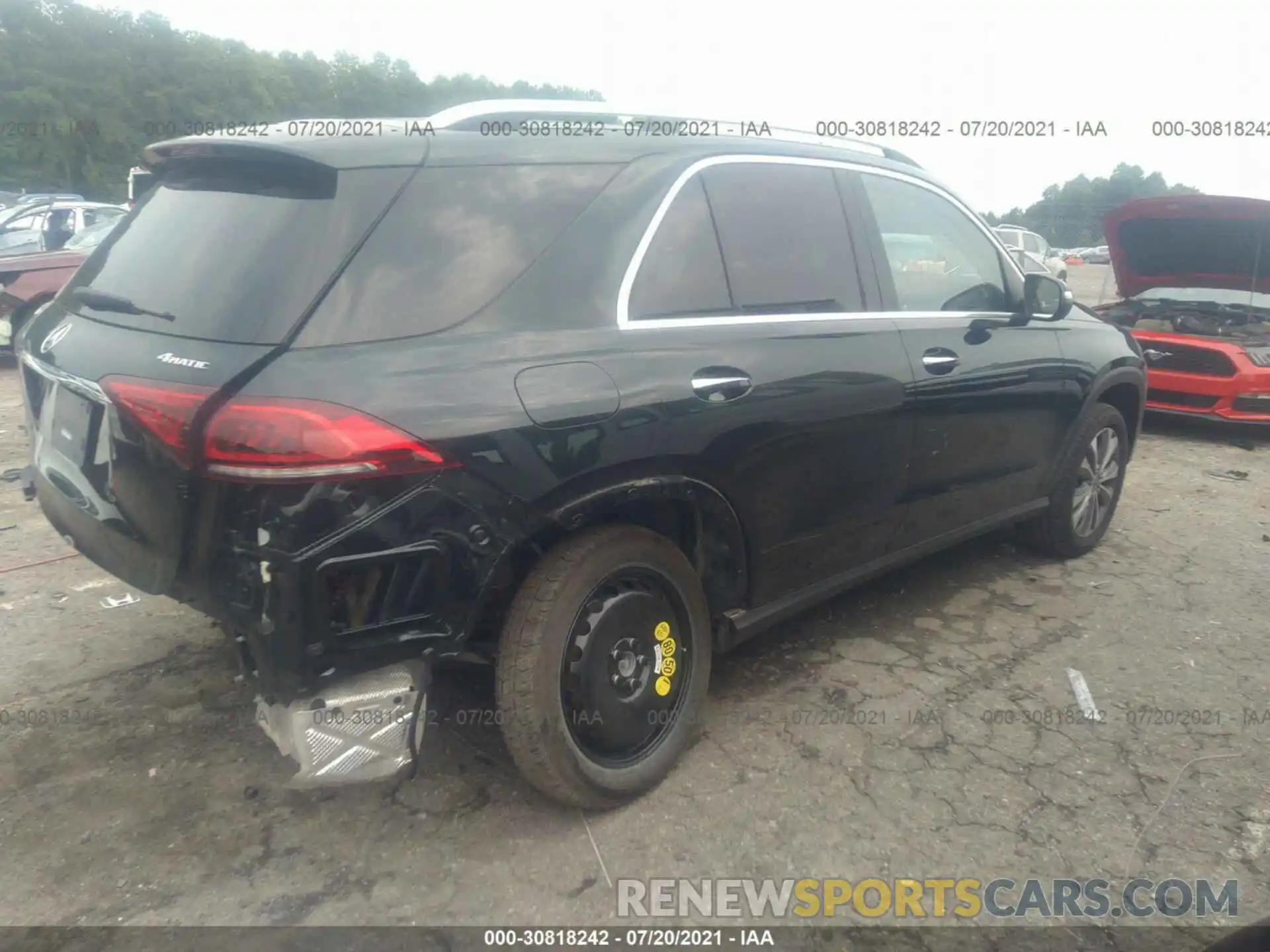 4 Photograph of a damaged car 4JGFB4KB1LA035344 MERCEDES-BENZ GLE 2020