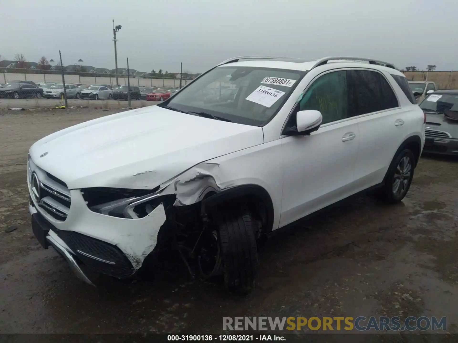 2 Photograph of a damaged car 4JGFB4KB1LA073012 MERCEDES-BENZ GLE 2020