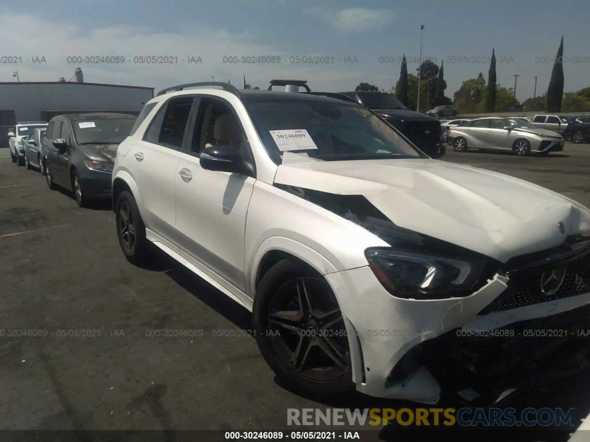 1 Photograph of a damaged car 4JGFB4KB1LA214984 MERCEDES-BENZ GLE 2020