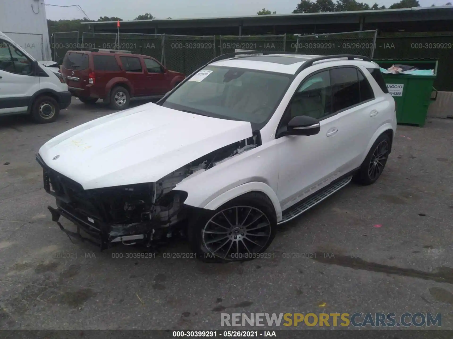 2 Photograph of a damaged car 4JGFB4KB1LA288146 MERCEDES-BENZ GLE 2020