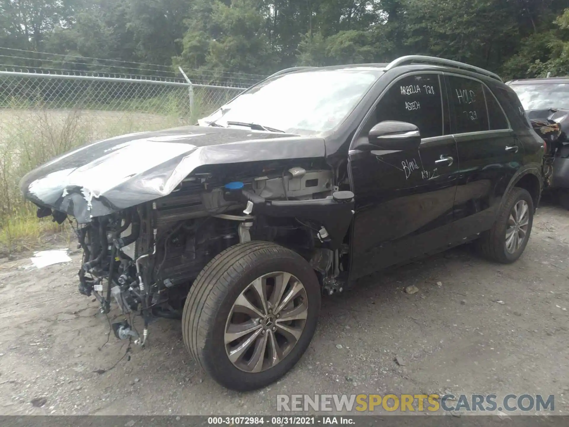 2 Photograph of a damaged car 4JGFB4KB2LA036065 MERCEDES-BENZ GLE 2020