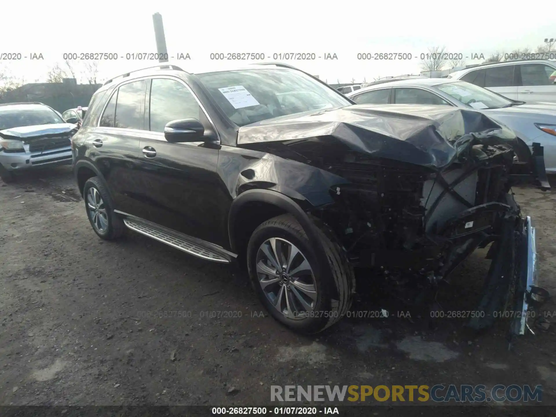 1 Photograph of a damaged car 4JGFB4KB2LA036129 MERCEDES-BENZ GLE 2020