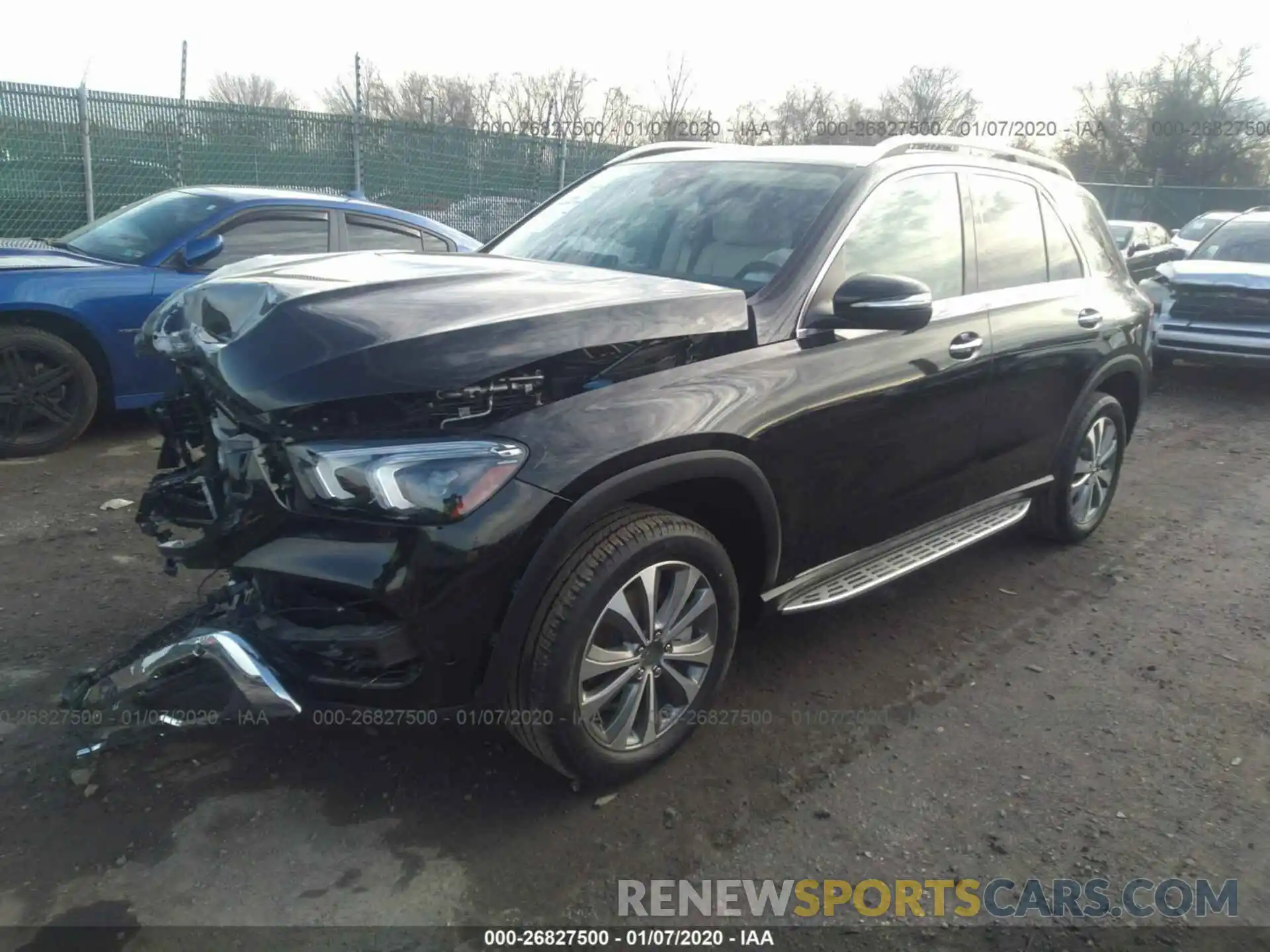 2 Photograph of a damaged car 4JGFB4KB2LA036129 MERCEDES-BENZ GLE 2020