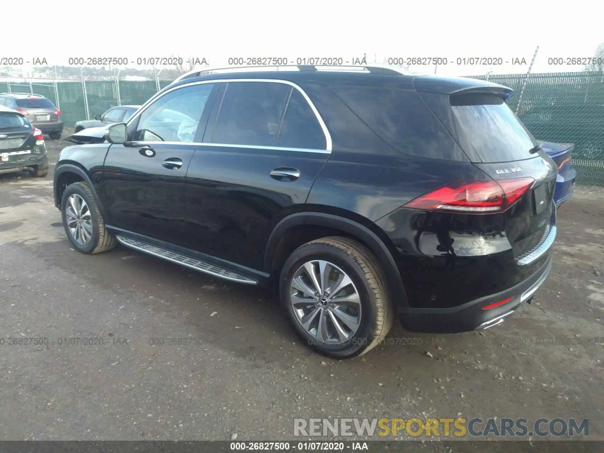 3 Фотография поврежденного автомобиля 4JGFB4KB2LA036129 MERCEDES-BENZ GLE 2020