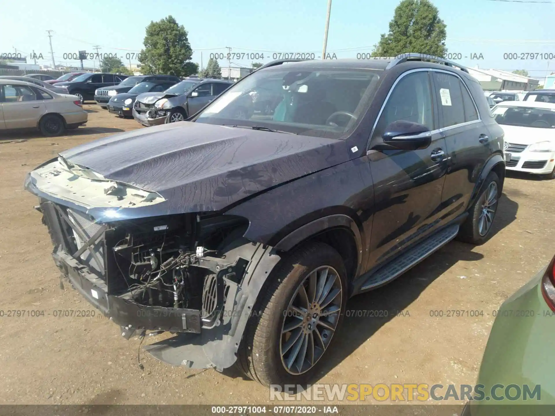 2 Фотография поврежденного автомобиля 4JGFB4KB2LA078221 MERCEDES-BENZ GLE 2020