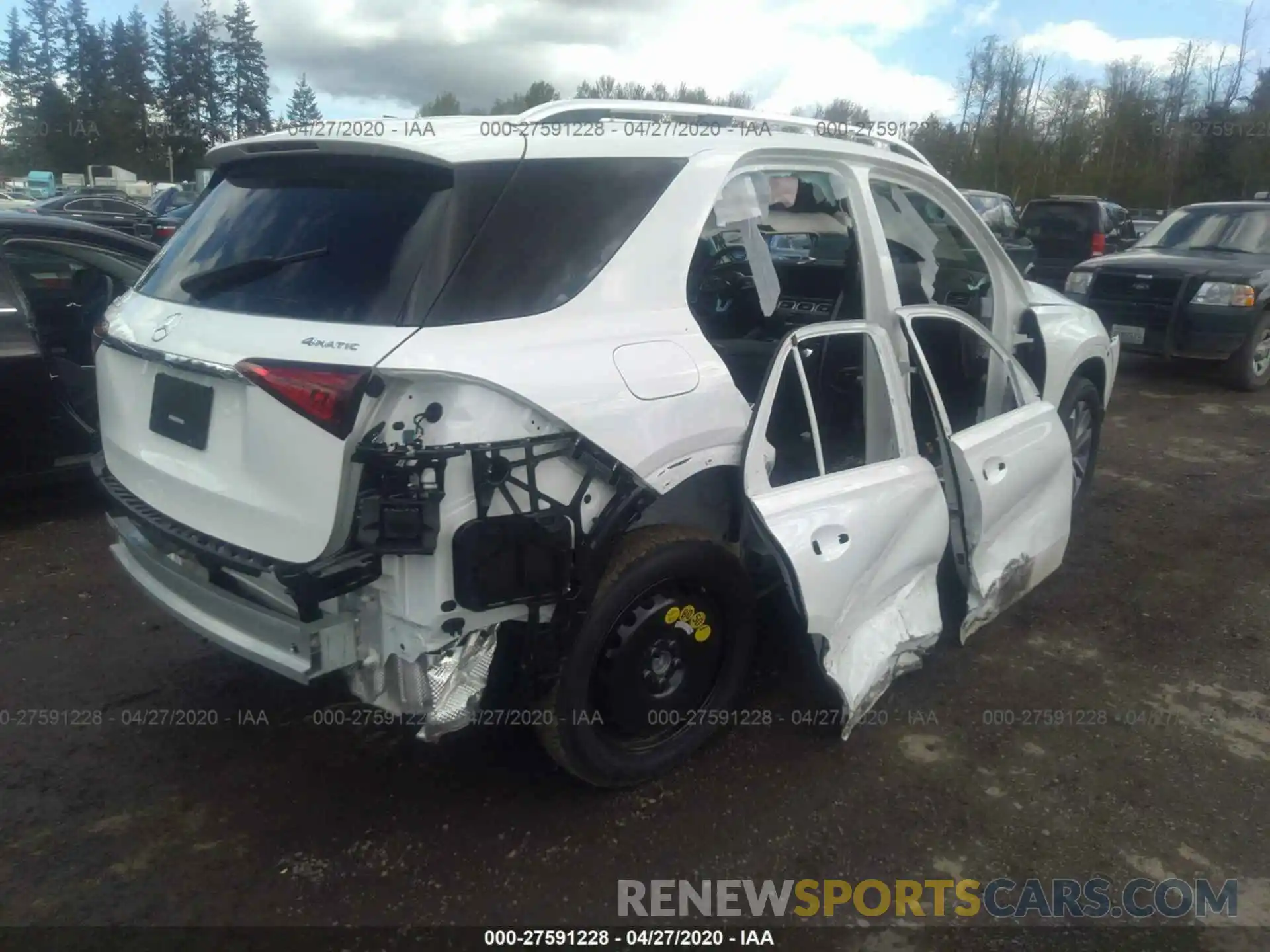 4 Photograph of a damaged car 4JGFB4KB2LA140247 MERCEDES-BENZ GLE 2020