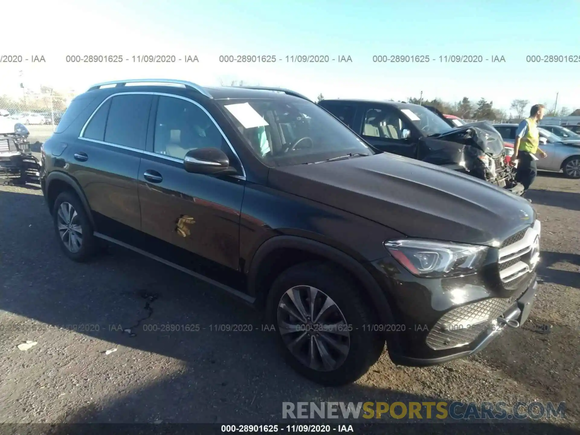 1 Photograph of a damaged car 4JGFB4KB2LA185253 MERCEDES-BENZ GLE 2020