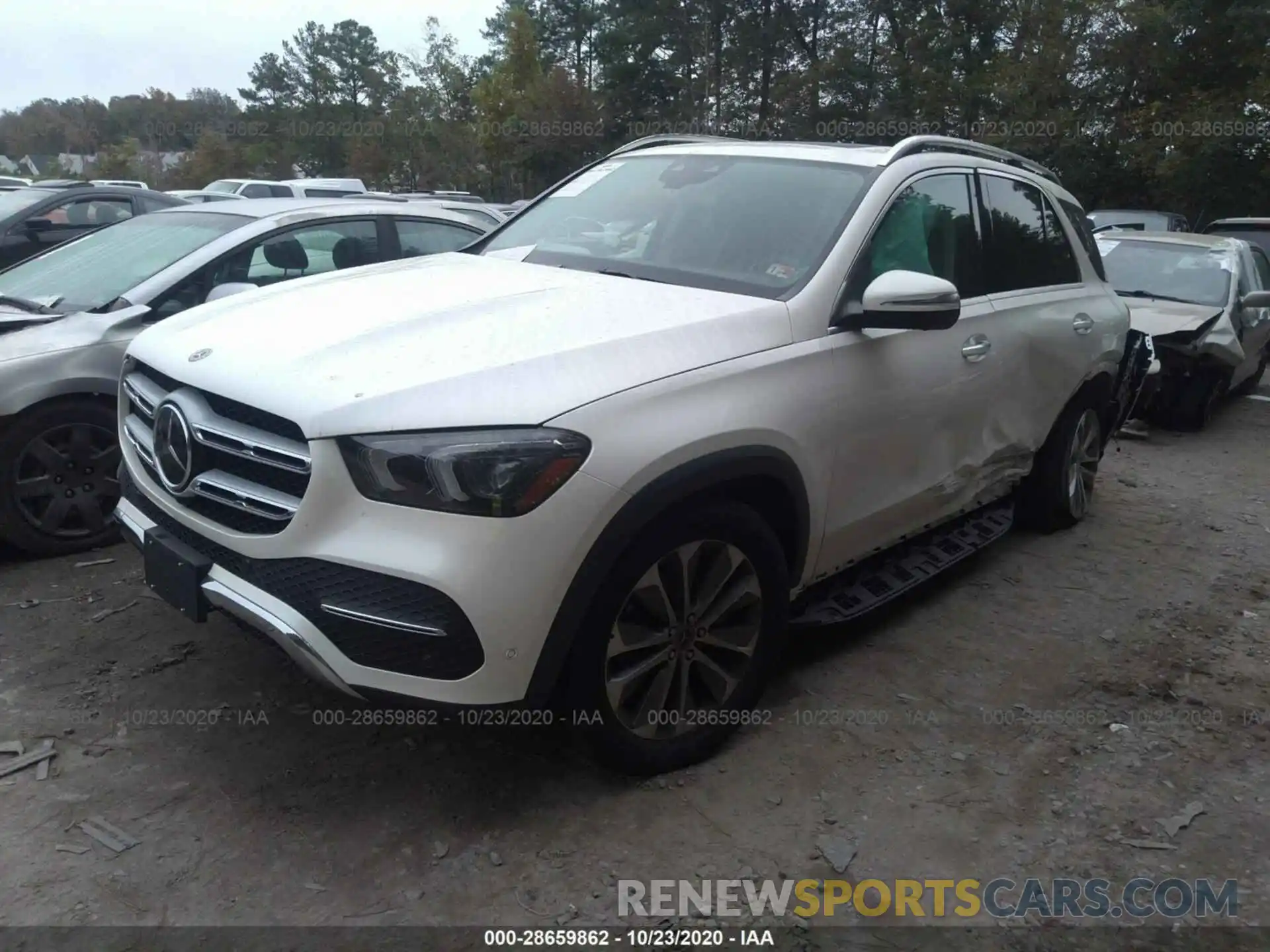 2 Photograph of a damaged car 4JGFB4KB4LA040764 MERCEDES-BENZ GLE 2020