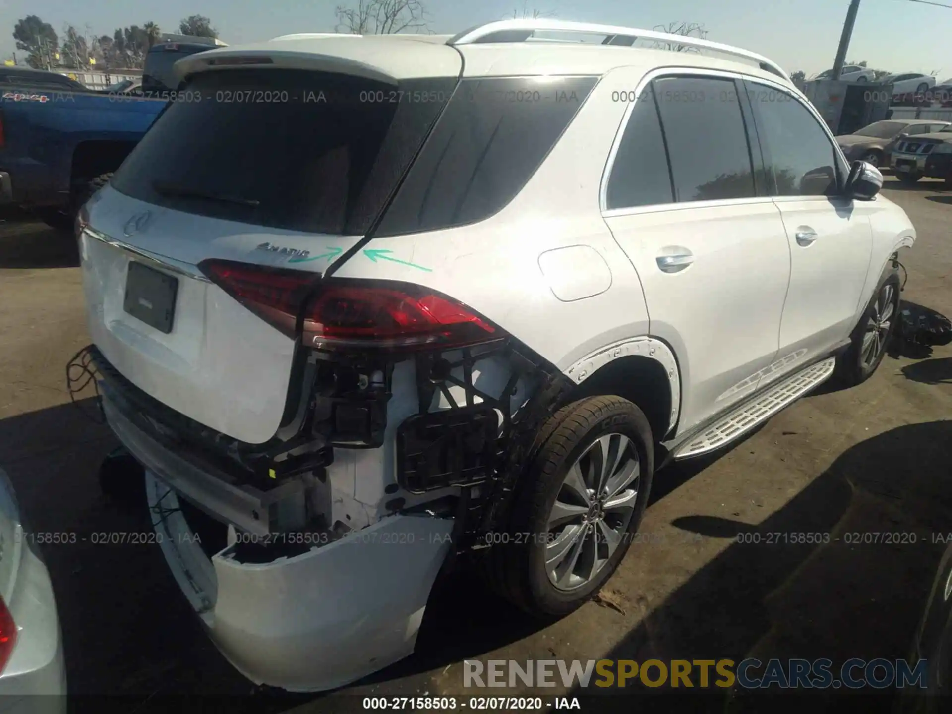 4 Photograph of a damaged car 4JGFB4KB4LA063462 MERCEDES-BENZ GLE 2020