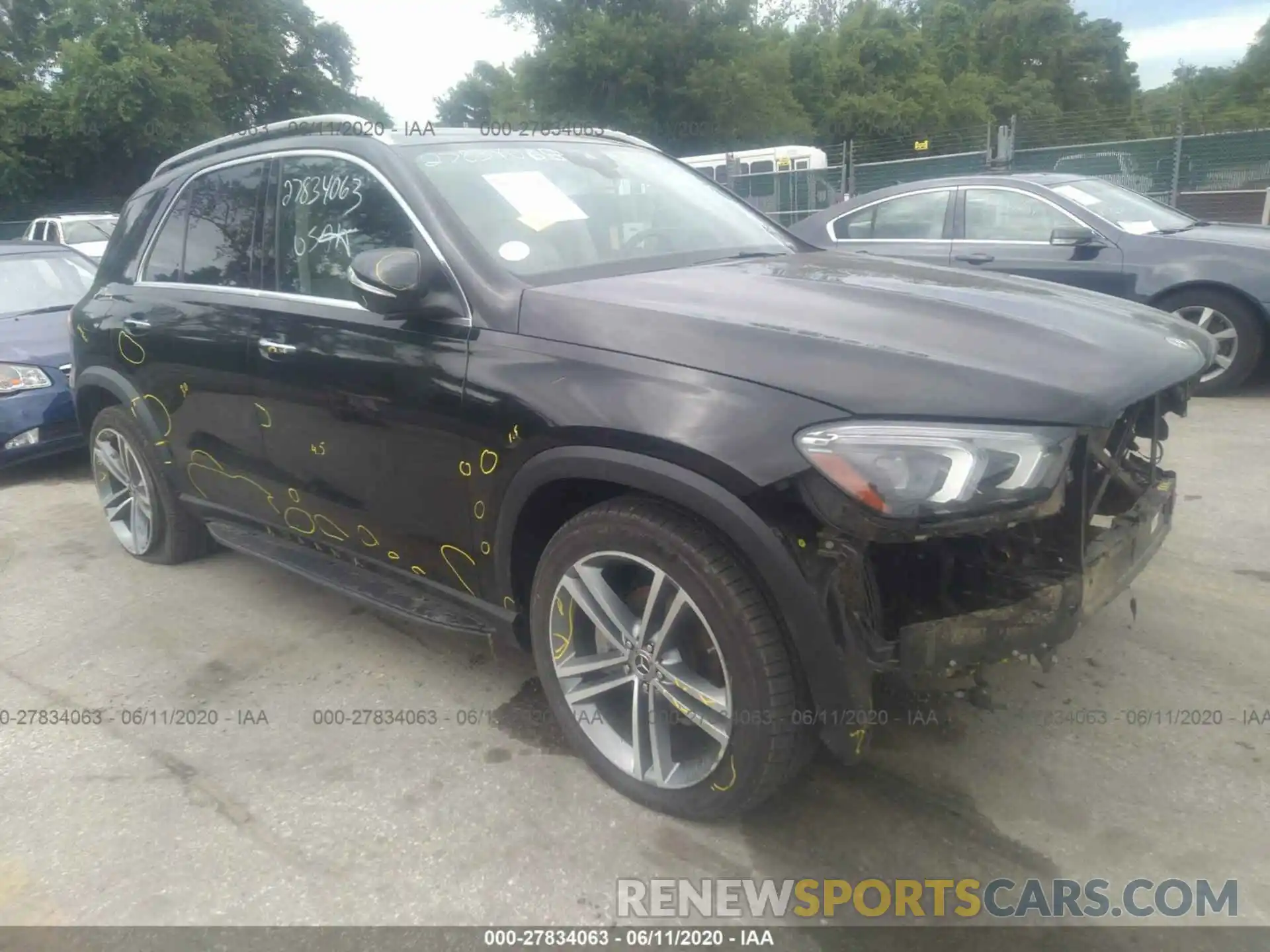 1 Photograph of a damaged car 4JGFB4KB4LA079273 MERCEDES-BENZ GLE 2020