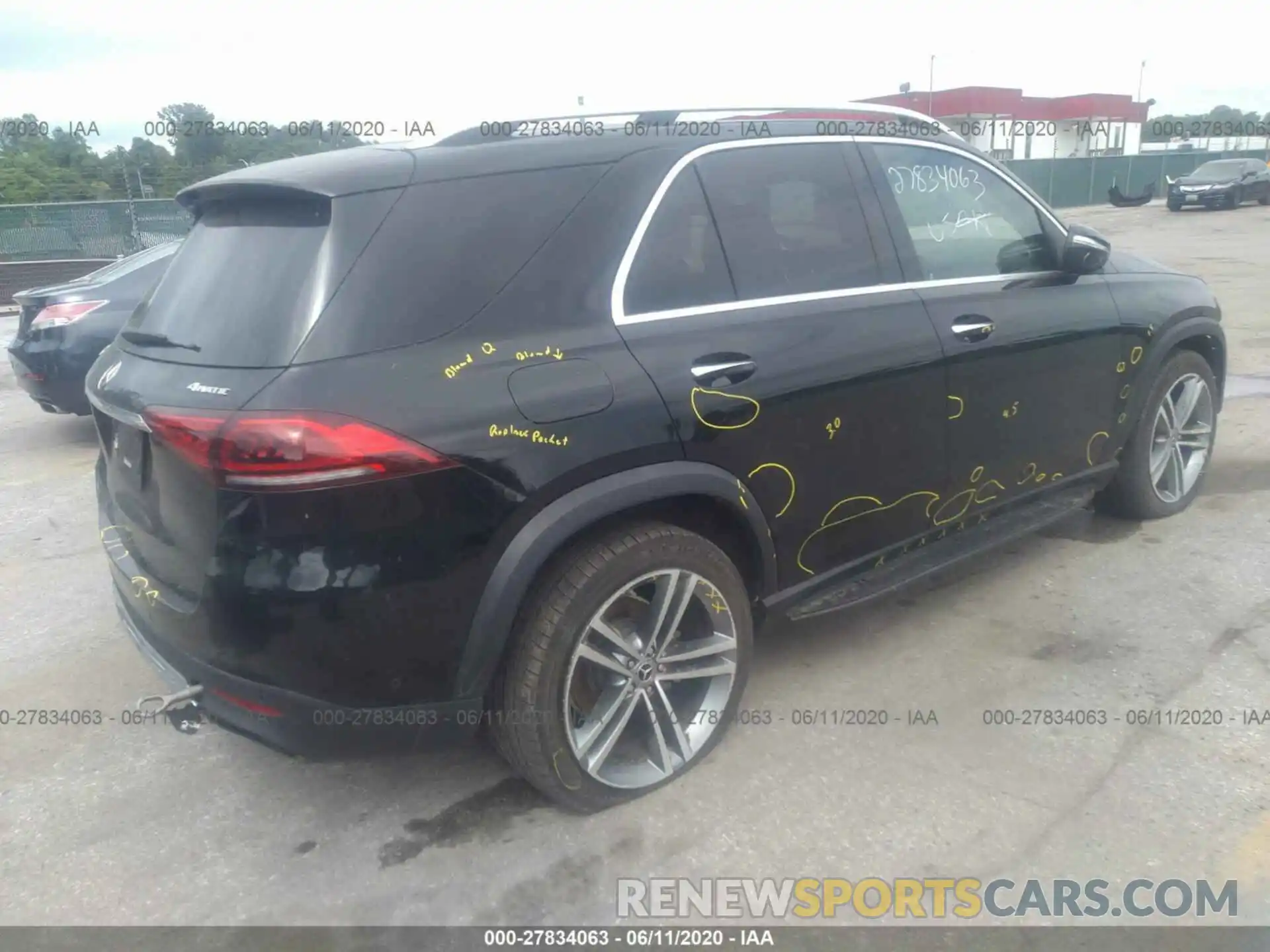 4 Фотография поврежденного автомобиля 4JGFB4KB4LA079273 MERCEDES-BENZ GLE 2020