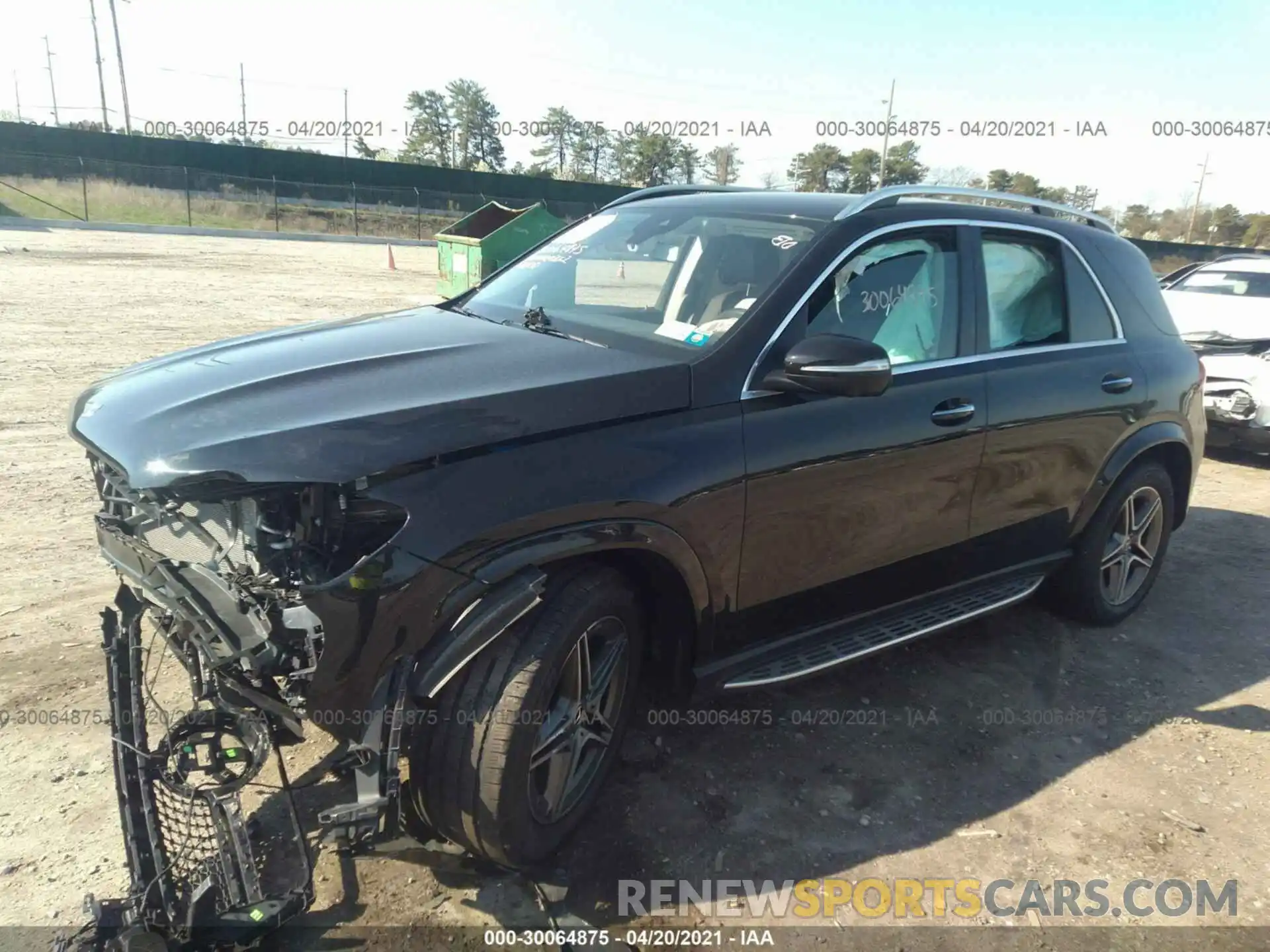 2 Photograph of a damaged car 4JGFB4KB4LA211545 MERCEDES-BENZ GLE 2020