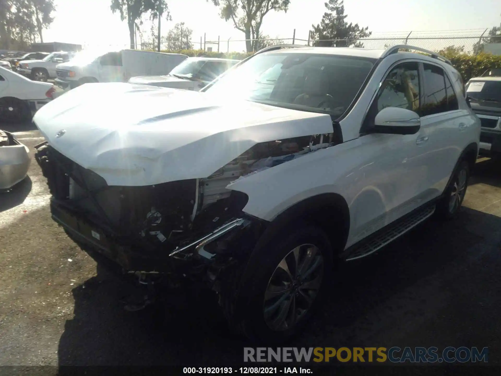 2 Photograph of a damaged car 4JGFB4KB4LA216700 MERCEDES-BENZ GLE 2020