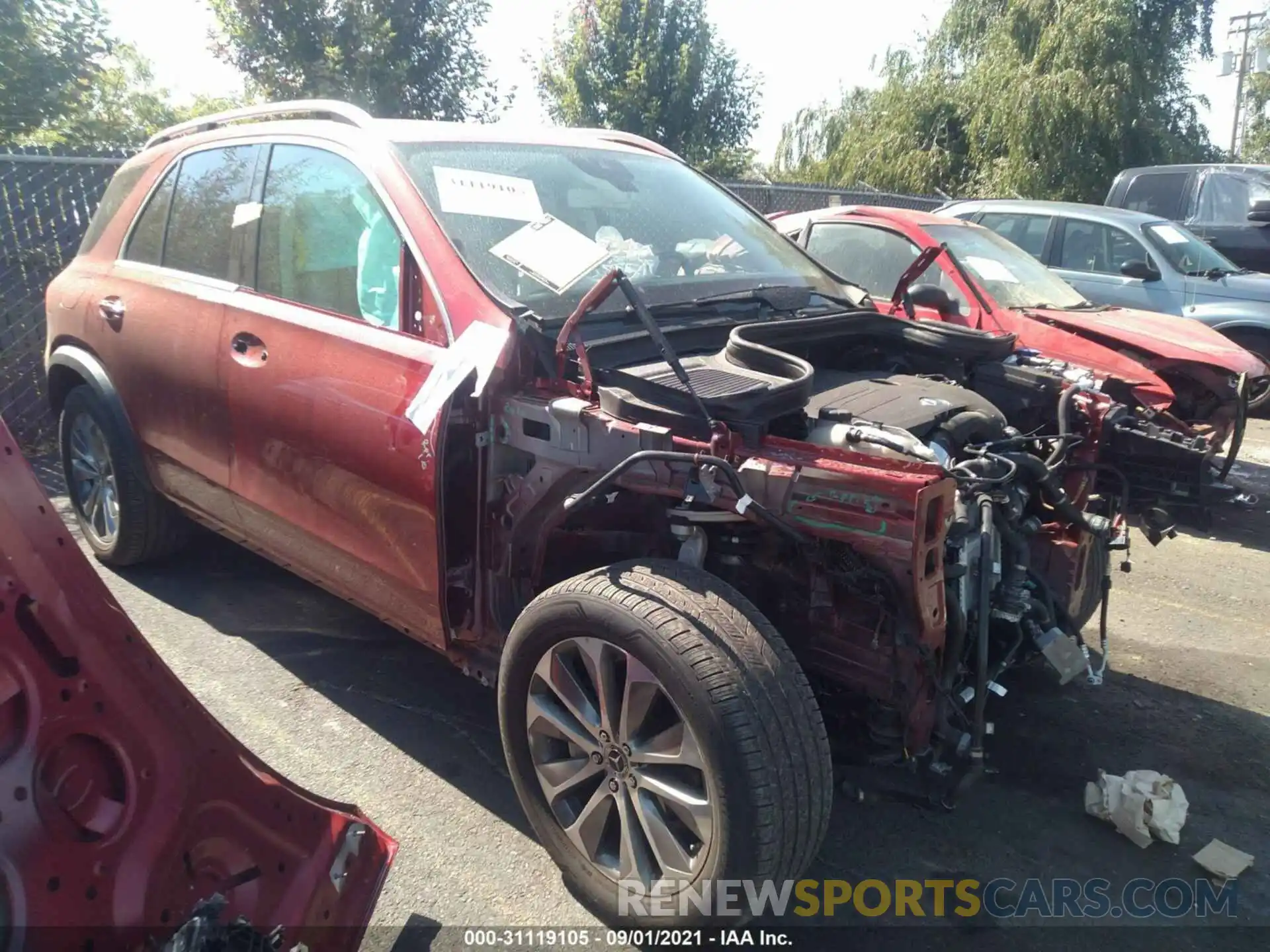 1 Photograph of a damaged car 4JGFB4KB5LA041647 MERCEDES-BENZ GLE 2020