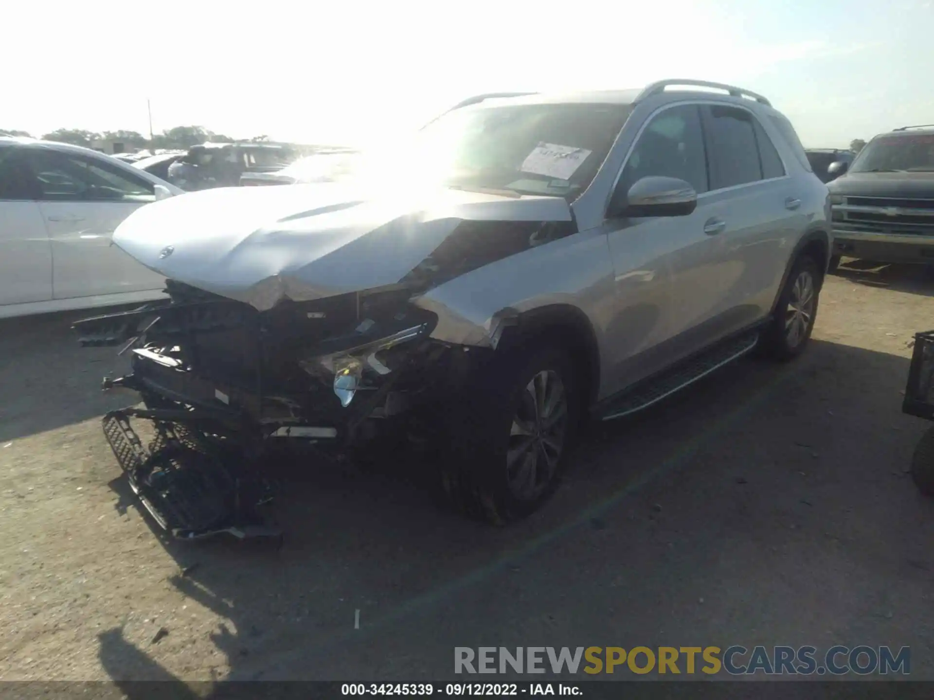 2 Photograph of a damaged car 4JGFB4KB5LA089584 MERCEDES-BENZ GLE 2020