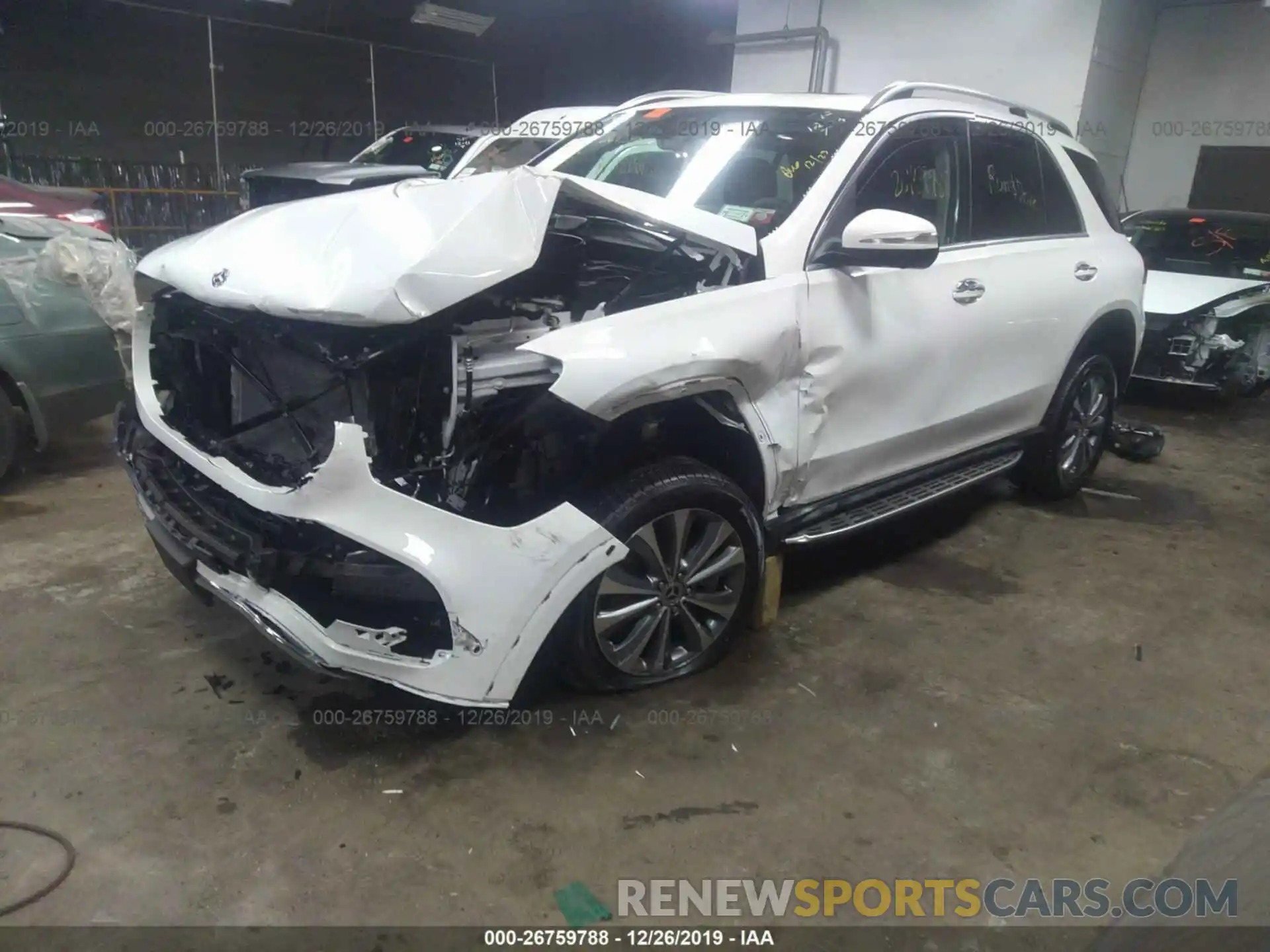 2 Photograph of a damaged car 4JGFB4KB5LA123443 MERCEDES-BENZ GLE 2020