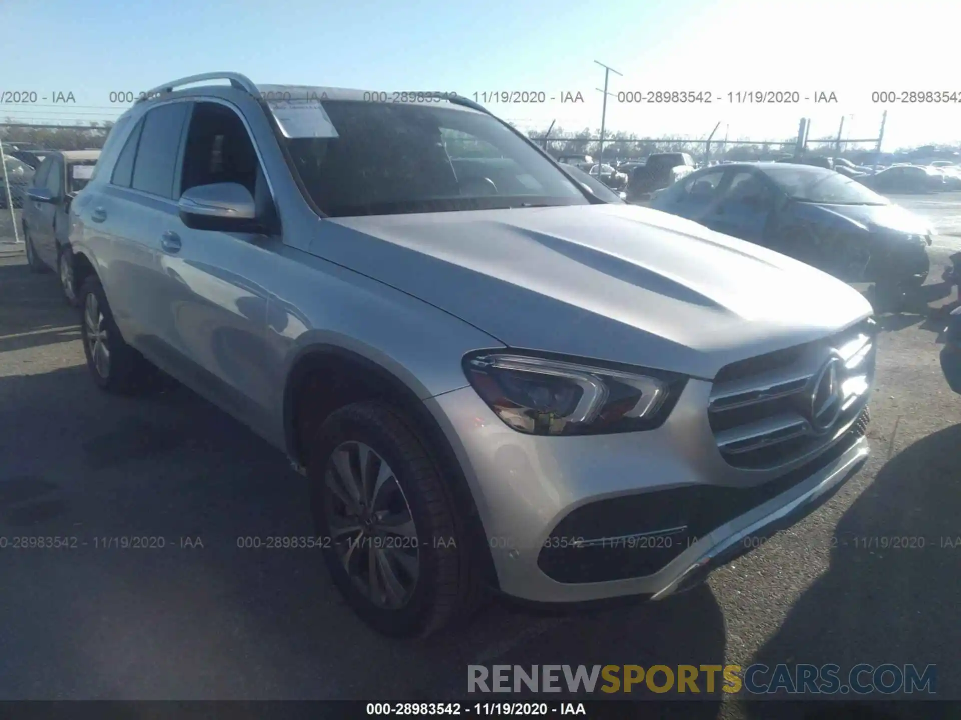 1 Photograph of a damaged car 4JGFB4KB6LA034979 MERCEDES-BENZ GLE 2020