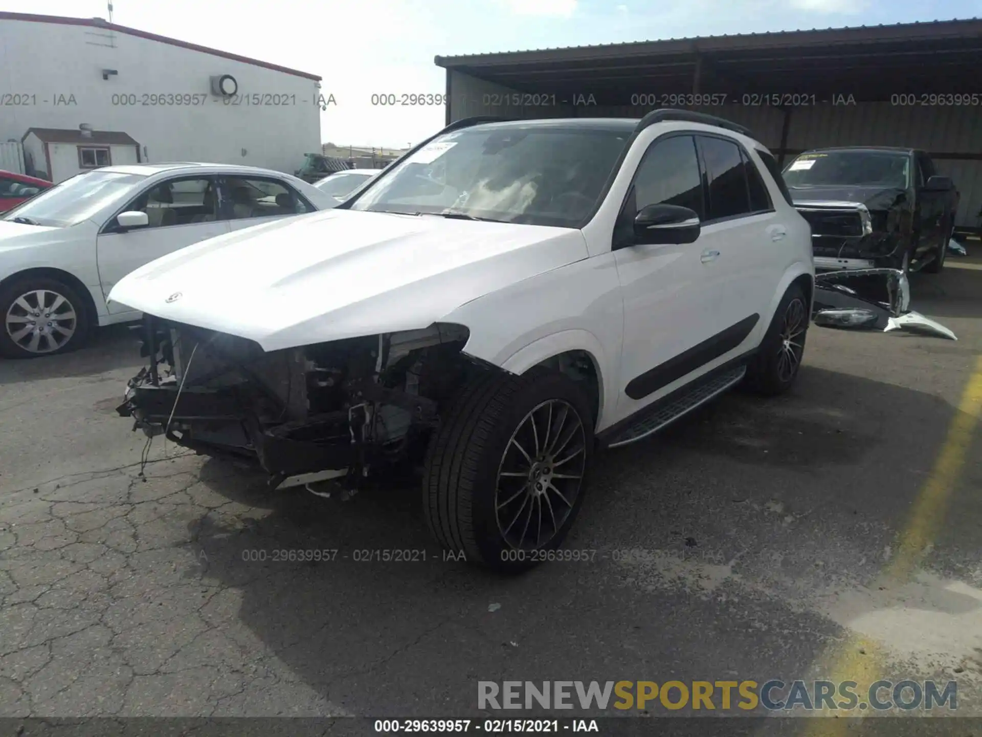 2 Фотография поврежденного автомобиля 4JGFB4KB6LA044587 MERCEDES-BENZ GLE 2020