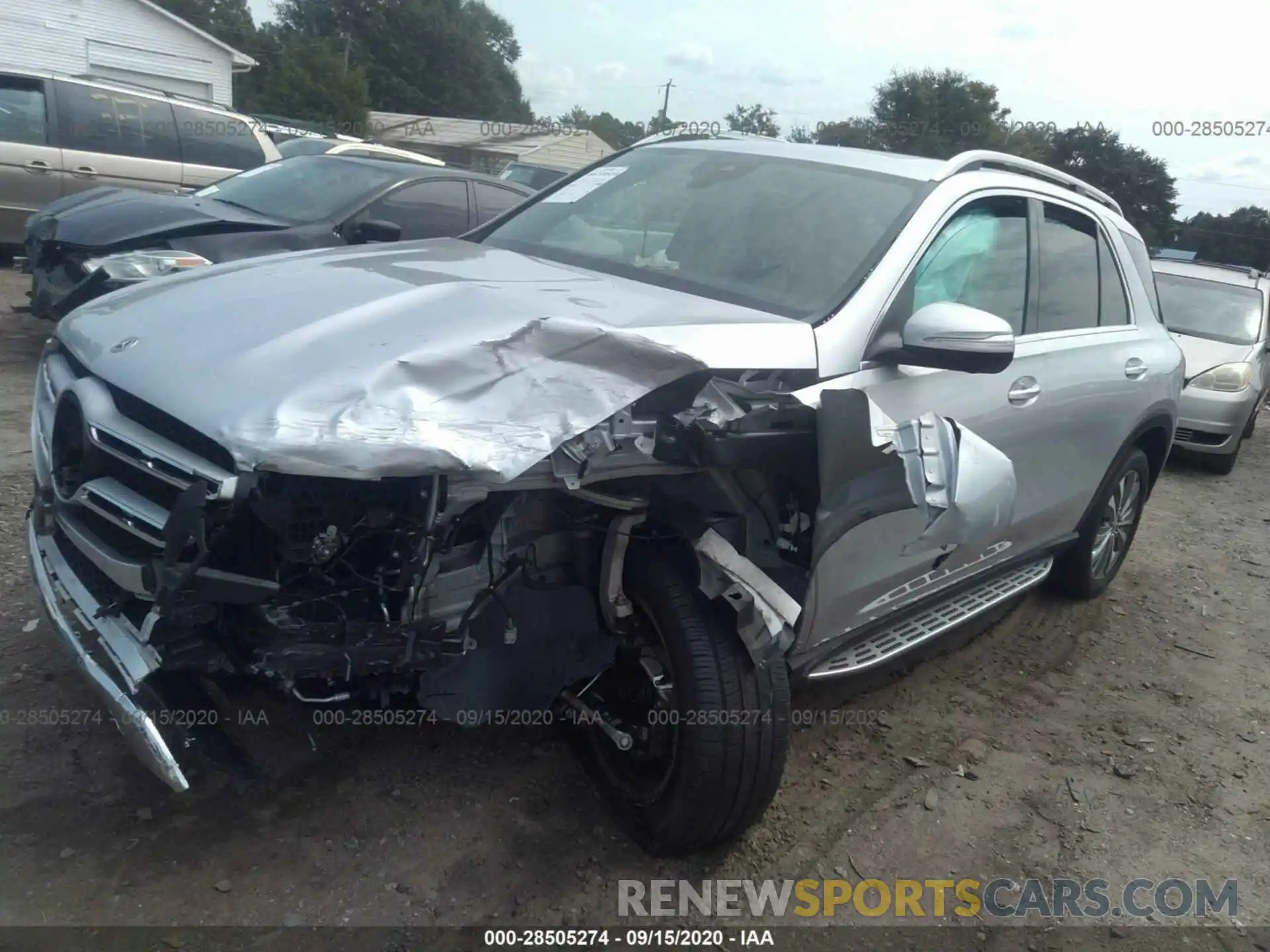 2 Фотография поврежденного автомобиля 4JGFB4KB7LA034070 MERCEDES-BENZ GLE 2020