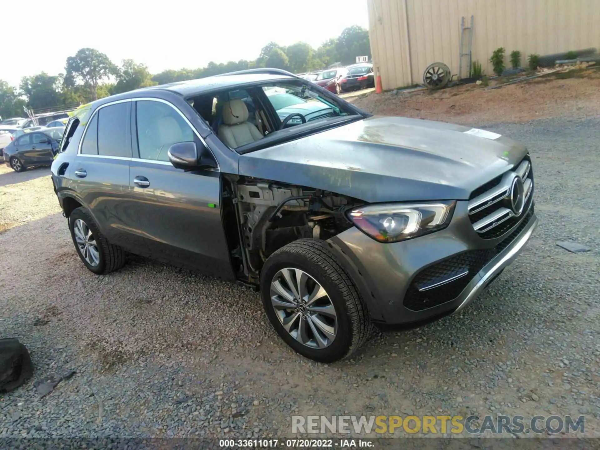 1 Photograph of a damaged car 4JGFB4KB7LA078702 MERCEDES-BENZ GLE 2020