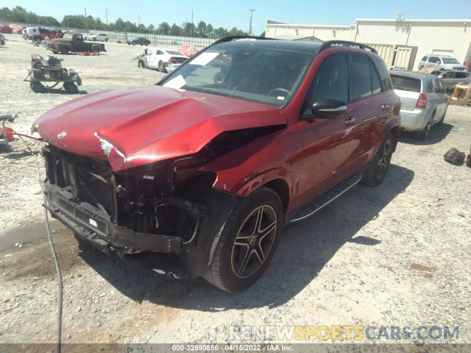 2 Photograph of a damaged car 4JGFB4KB9LA088292 MERCEDES-BENZ GLE 2020