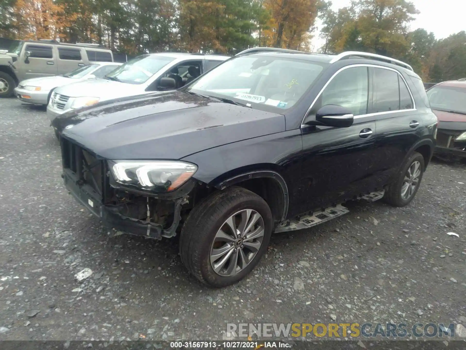 2 Photograph of a damaged car 4JGFB4KB9LA122392 MERCEDES-BENZ GLE 2020