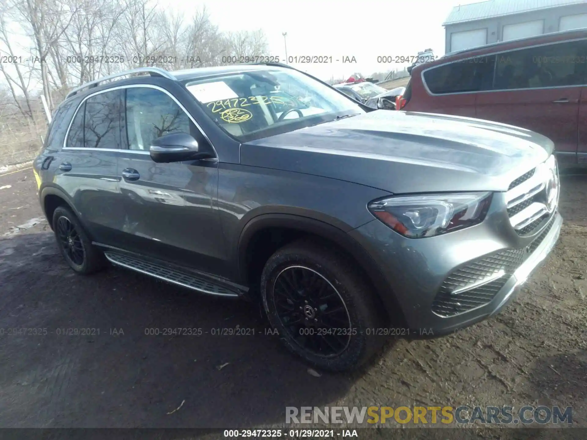 1 Photograph of a damaged car 4JGFB4KBXLA011754 MERCEDES-BENZ GLE 2020