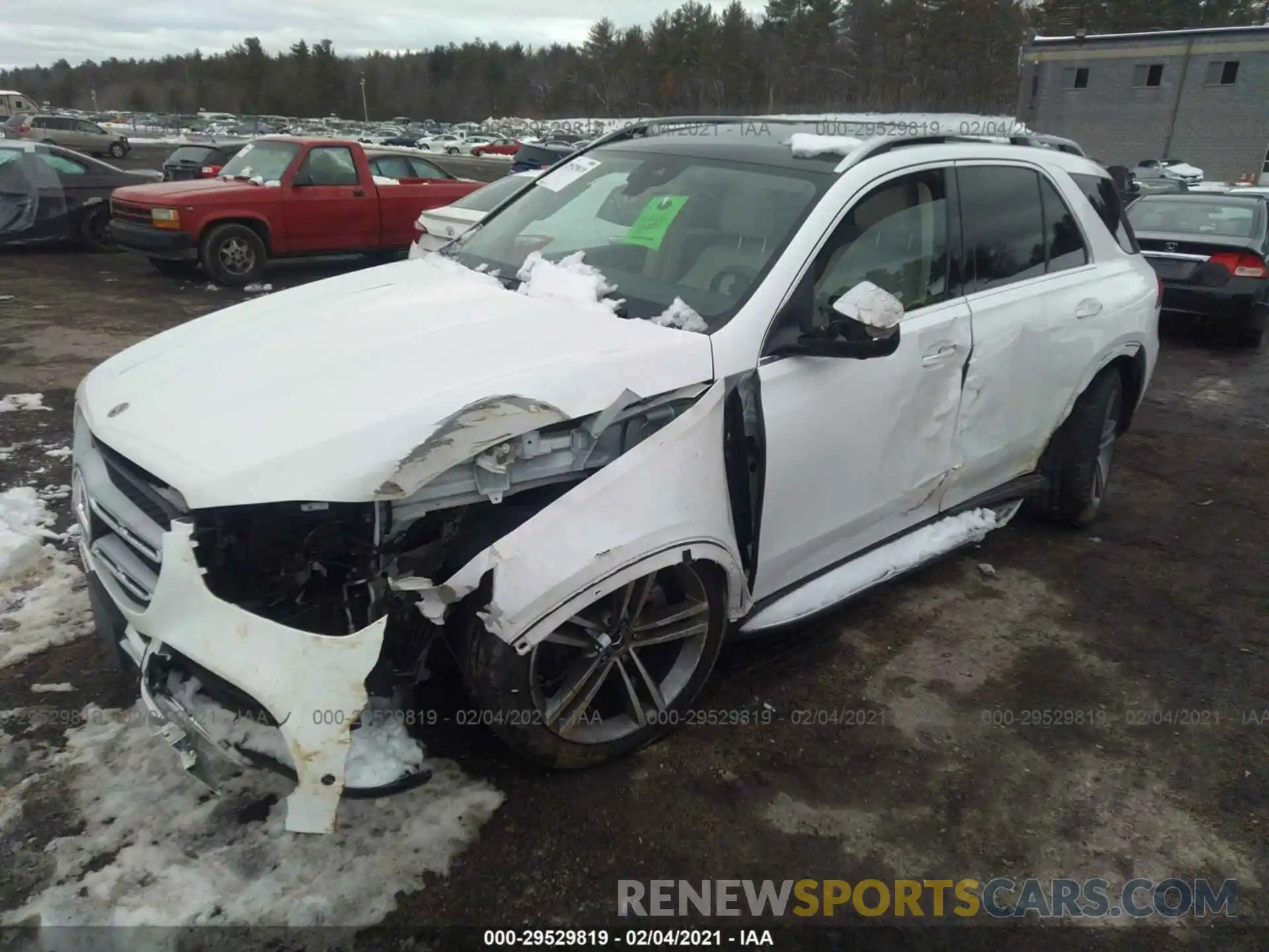 2 Photograph of a damaged car 4JGFB4KBXLA065247 MERCEDES-BENZ GLE 2020