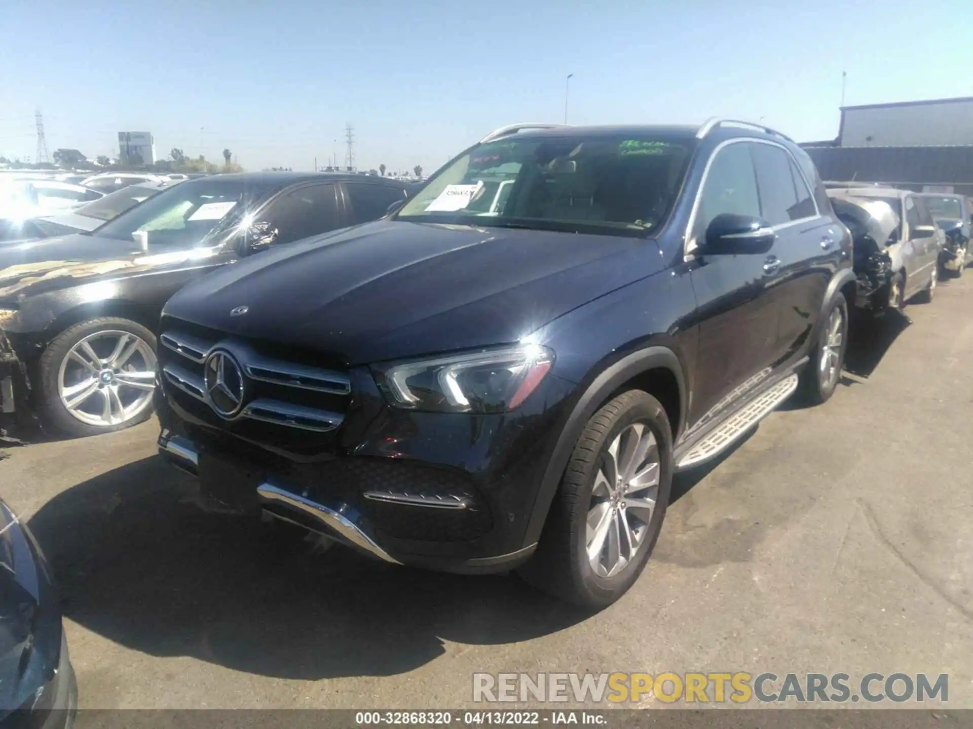 2 Photograph of a damaged car 4JGFB4KBXLA077639 MERCEDES-BENZ GLE 2020