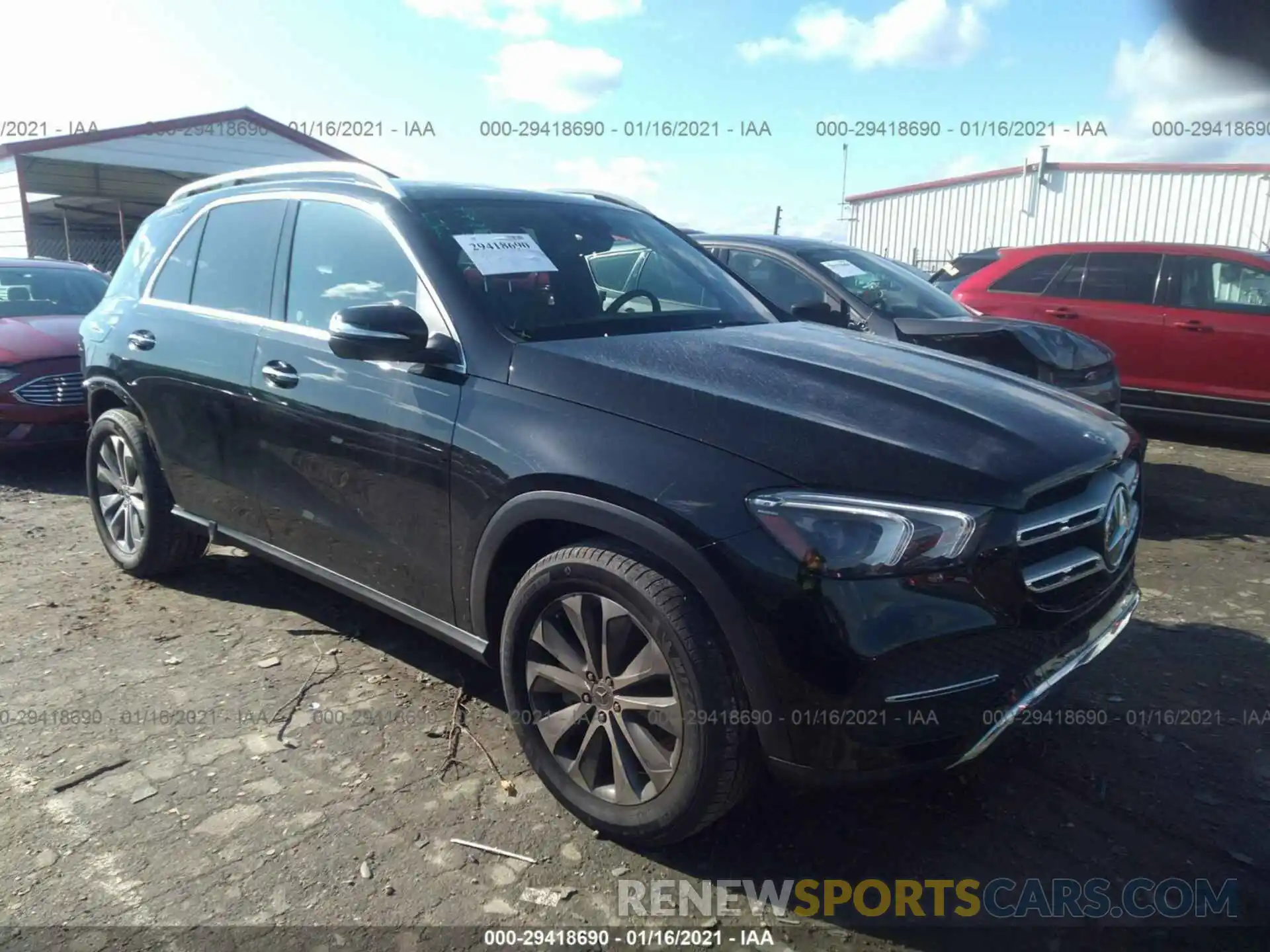 1 Photograph of a damaged car 4JGFB4KBXLA094442 MERCEDES-BENZ GLE 2020