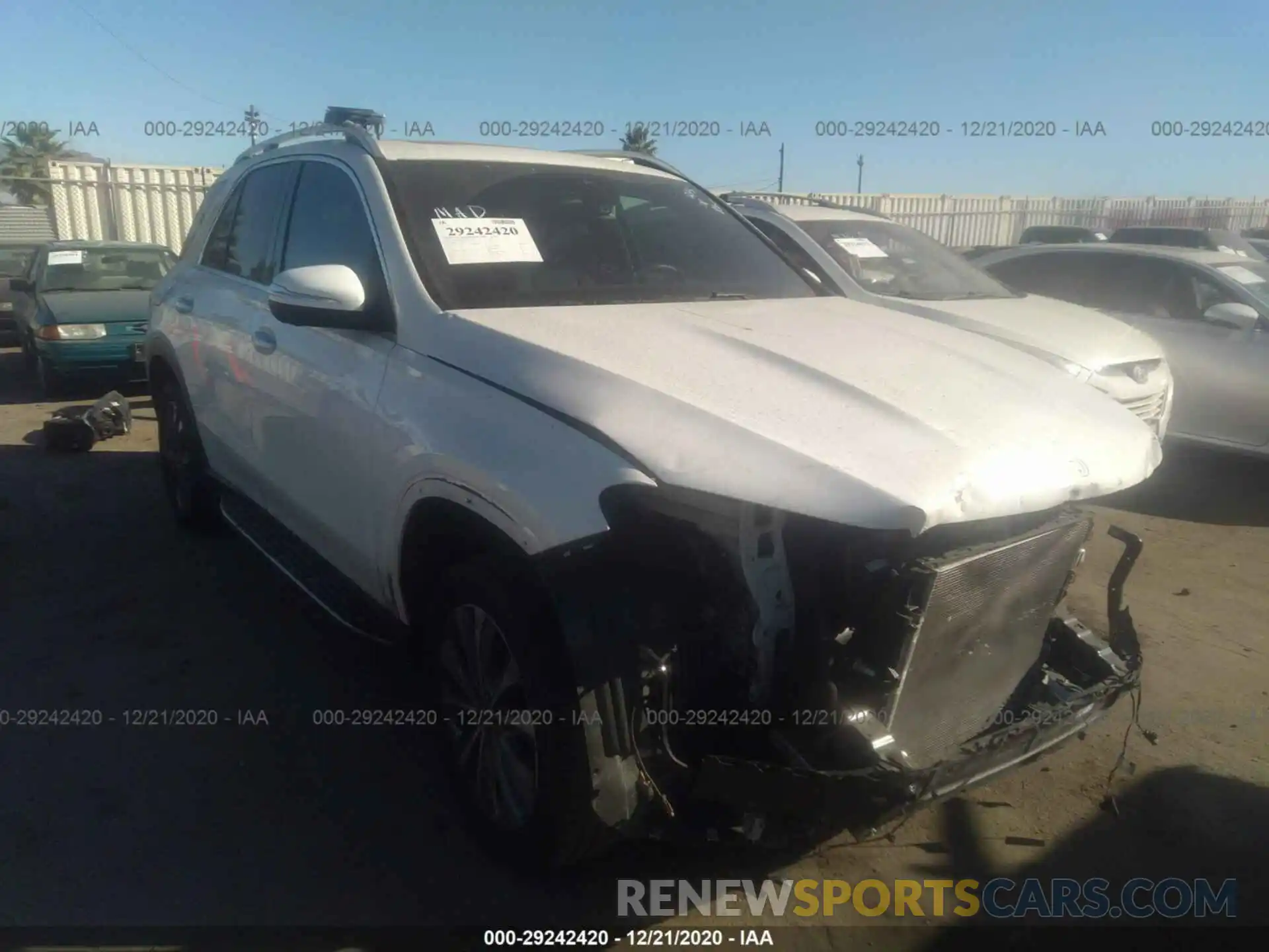 1 Фотография поврежденного автомобиля 4JGFB4KE4LA062855 MERCEDES-BENZ GLE 2020