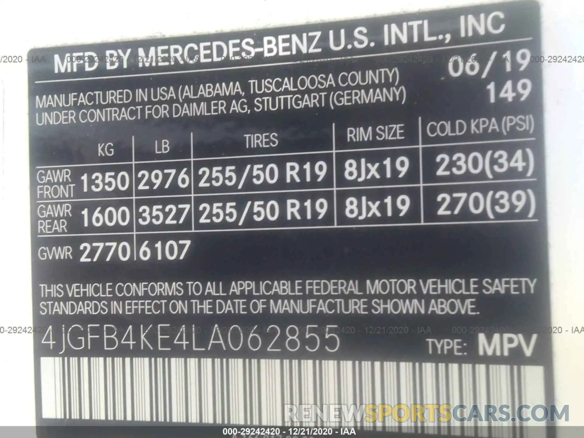 9 Фотография поврежденного автомобиля 4JGFB4KE4LA062855 MERCEDES-BENZ GLE 2020