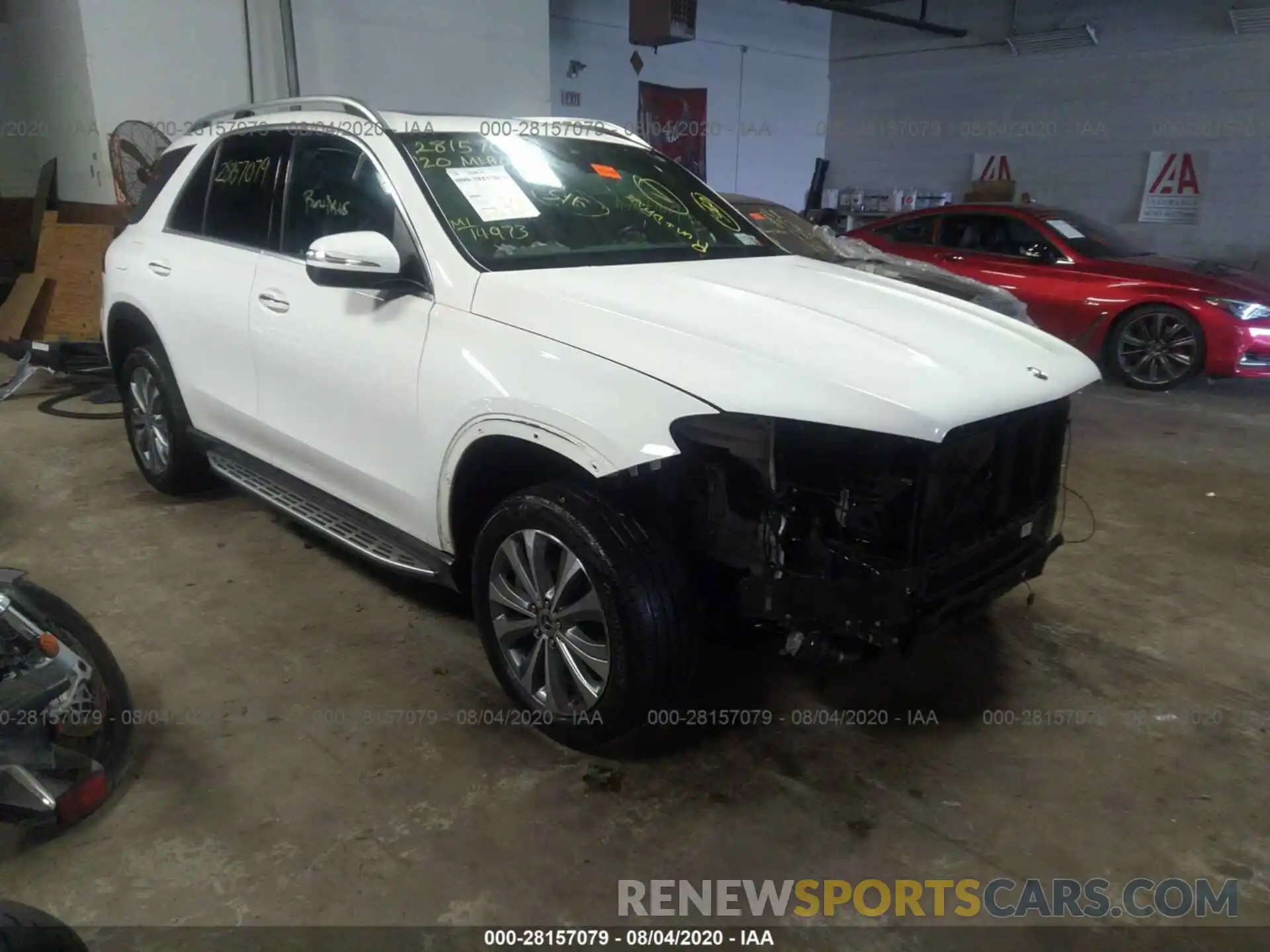 1 Photograph of a damaged car 4JGFB4KE5LA065683 MERCEDES-BENZ GLE 2020