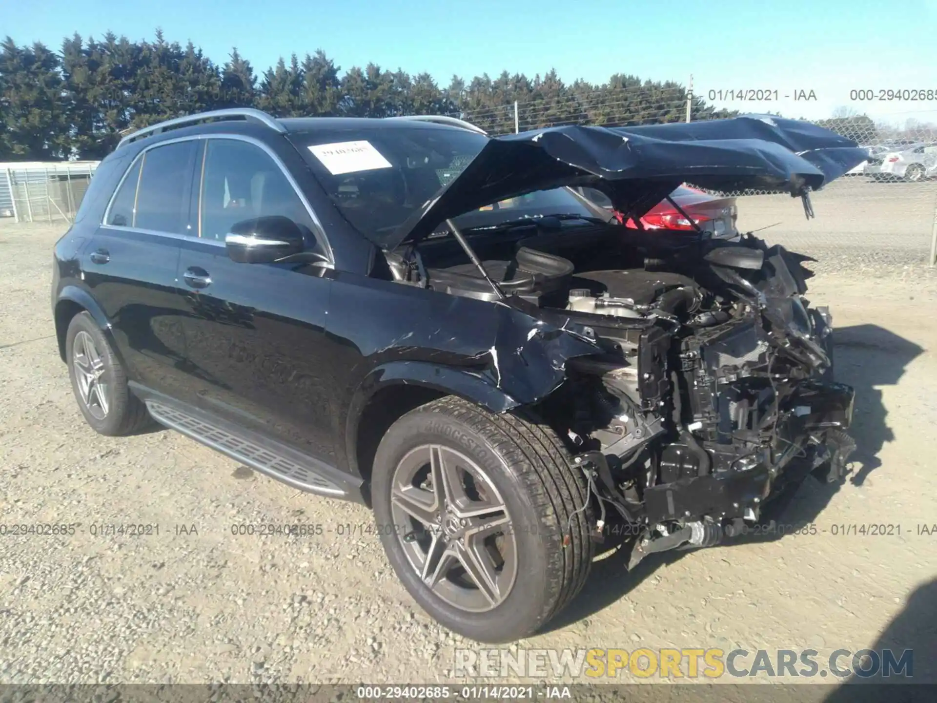 1 Photograph of a damaged car 4JGFB4KE6LA151505 MERCEDES-BENZ GLE 2020