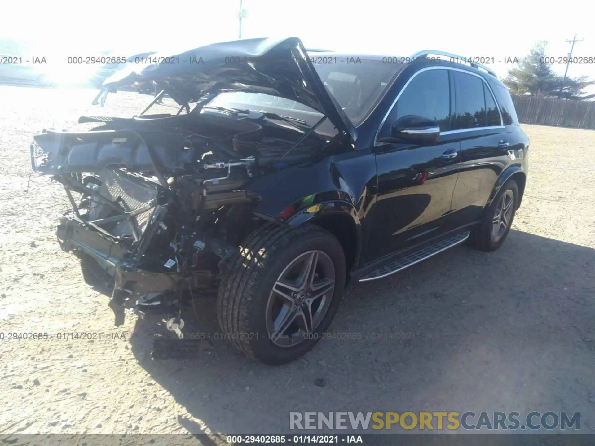 2 Photograph of a damaged car 4JGFB4KE6LA151505 MERCEDES-BENZ GLE 2020