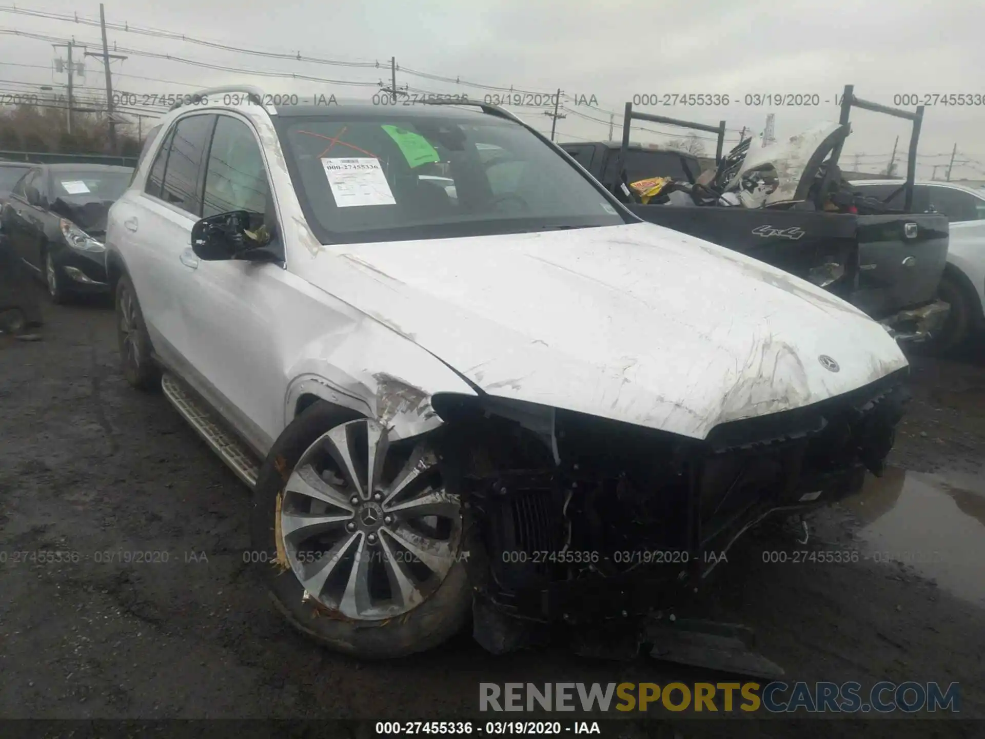 1 Photograph of a damaged car 4JGFB4KE7LA060503 MERCEDES-BENZ GLE 2020