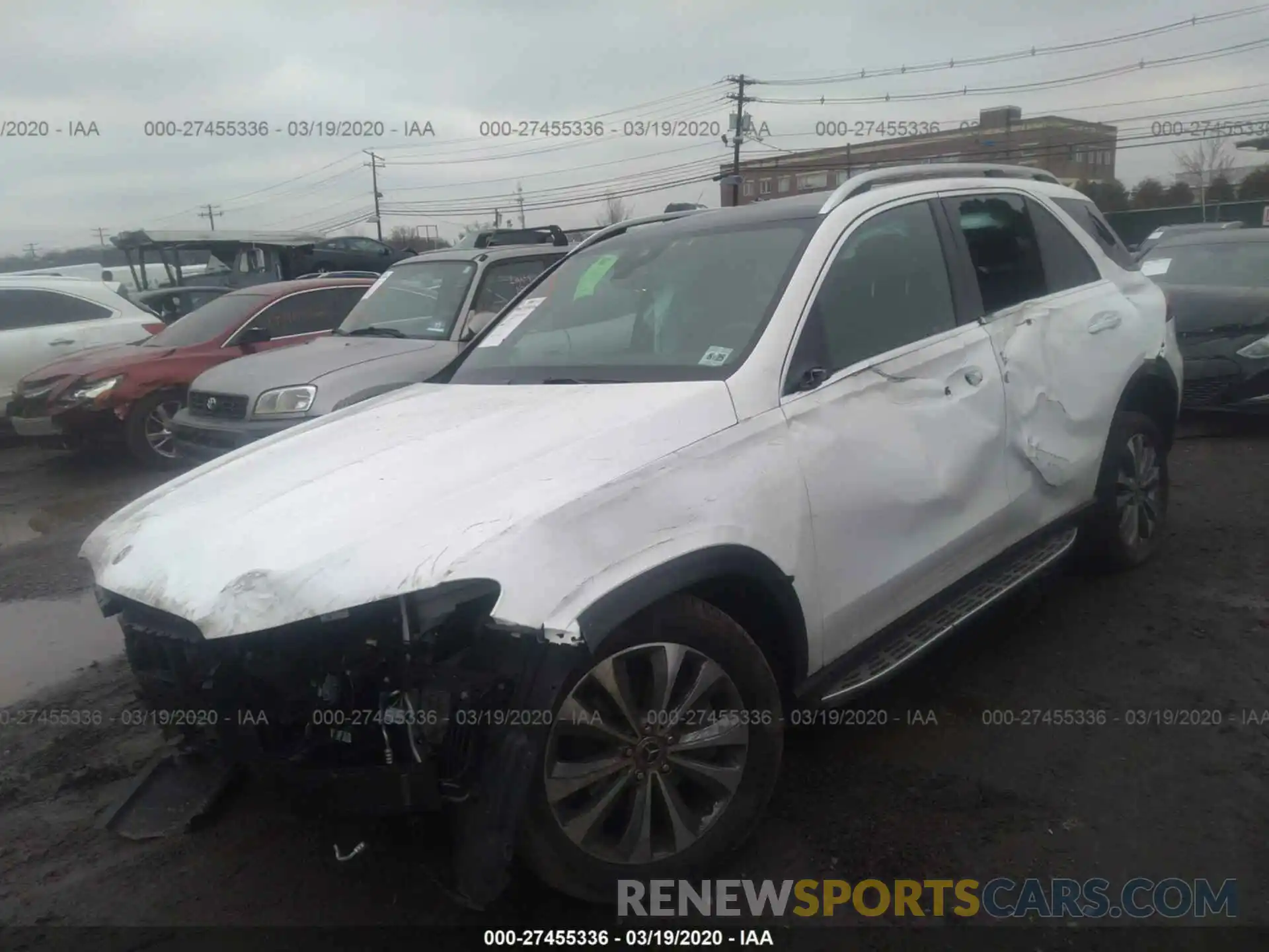 2 Photograph of a damaged car 4JGFB4KE7LA060503 MERCEDES-BENZ GLE 2020