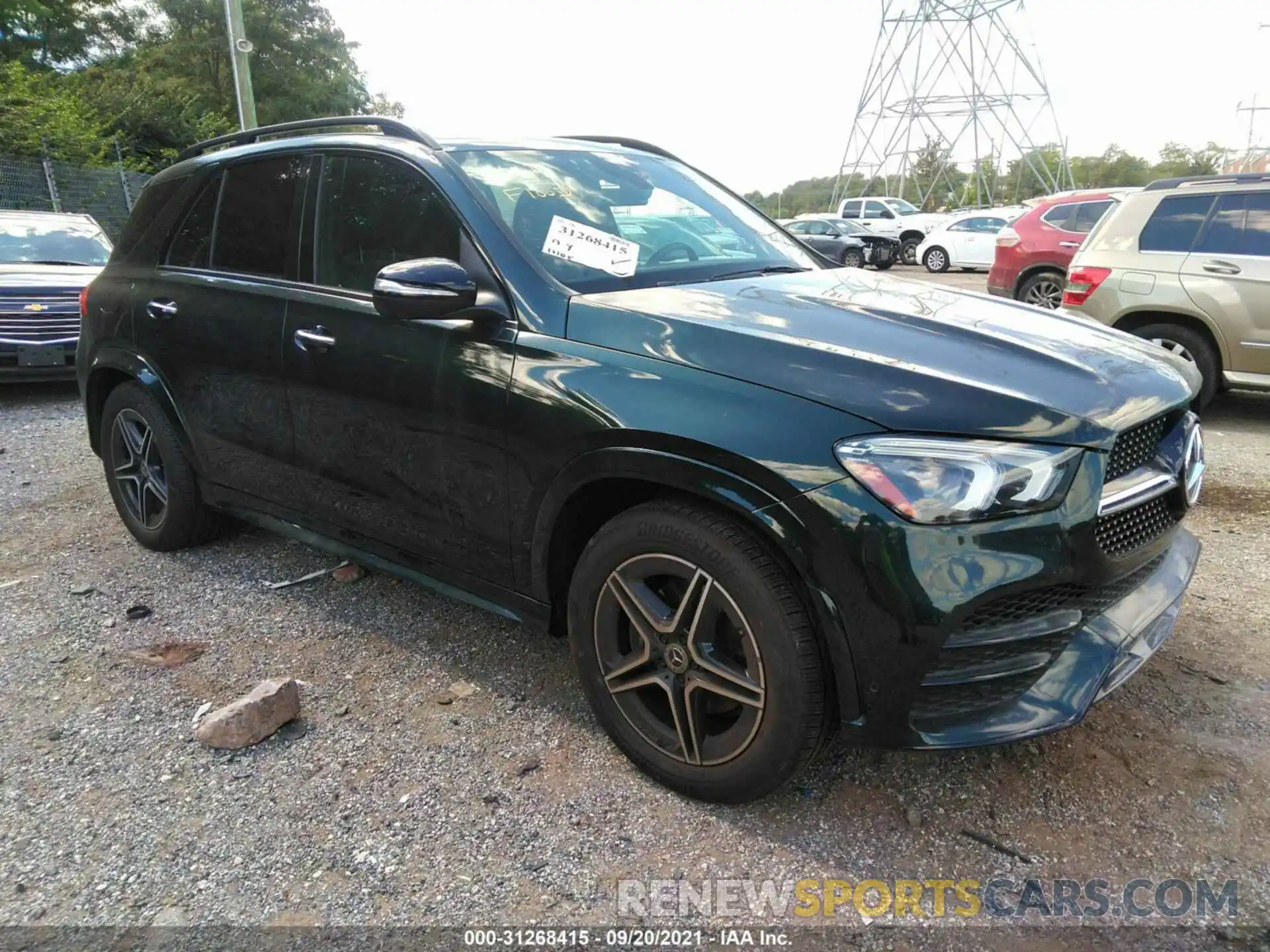 1 Photograph of a damaged car 4JGFB4KE9LA051382 MERCEDES-BENZ GLE 2020