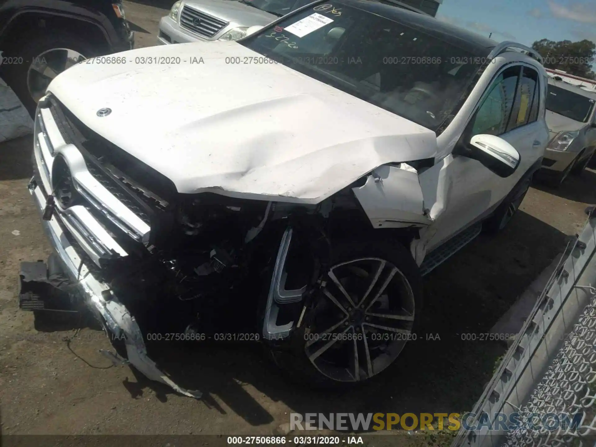 2 Photograph of a damaged car 4JGFB4KE9LA057425 MERCEDES-BENZ GLE 2020
