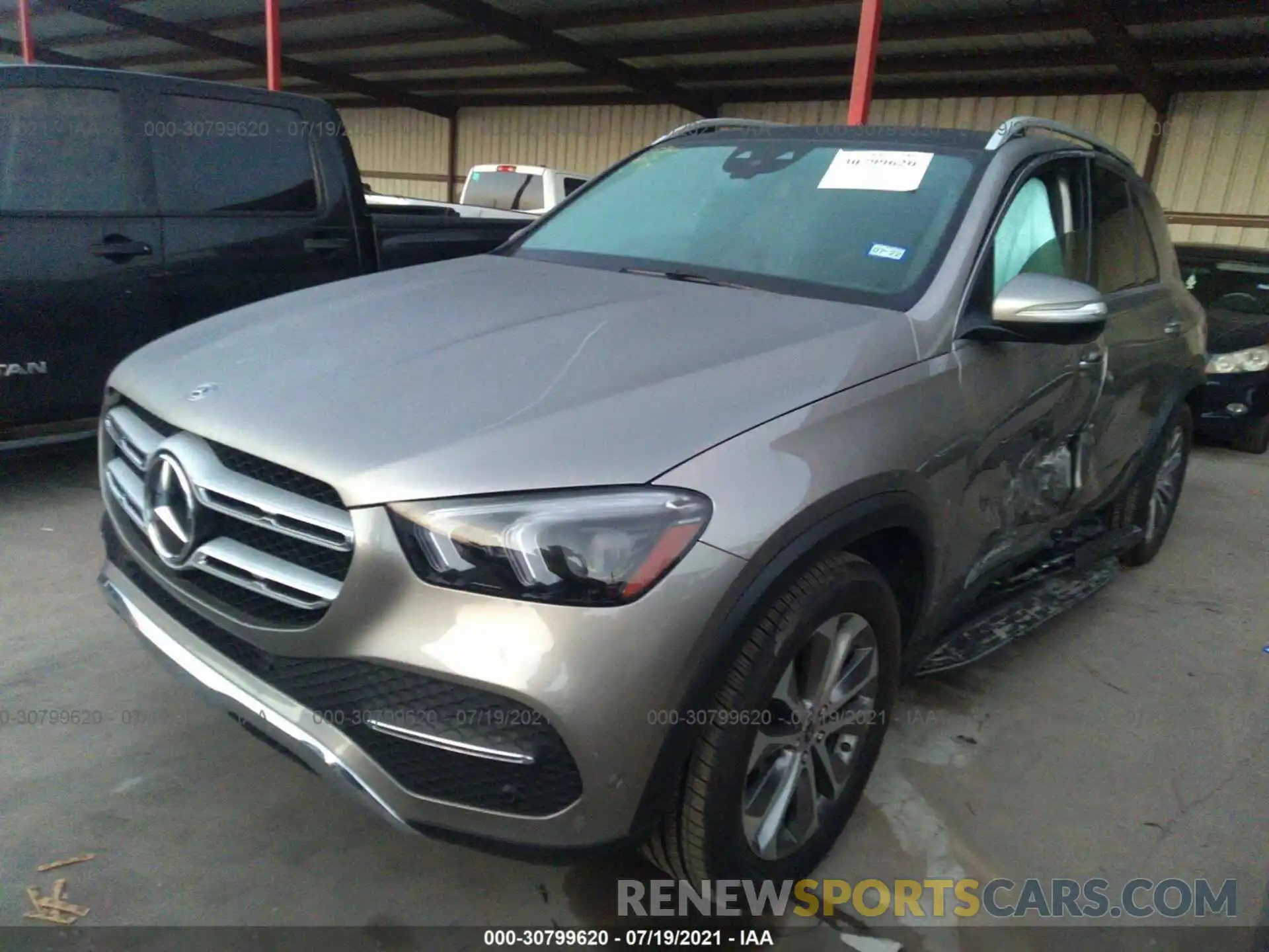 2 Photograph of a damaged car 4JGFB4KEXLA041332 MERCEDES-BENZ GLE 2020