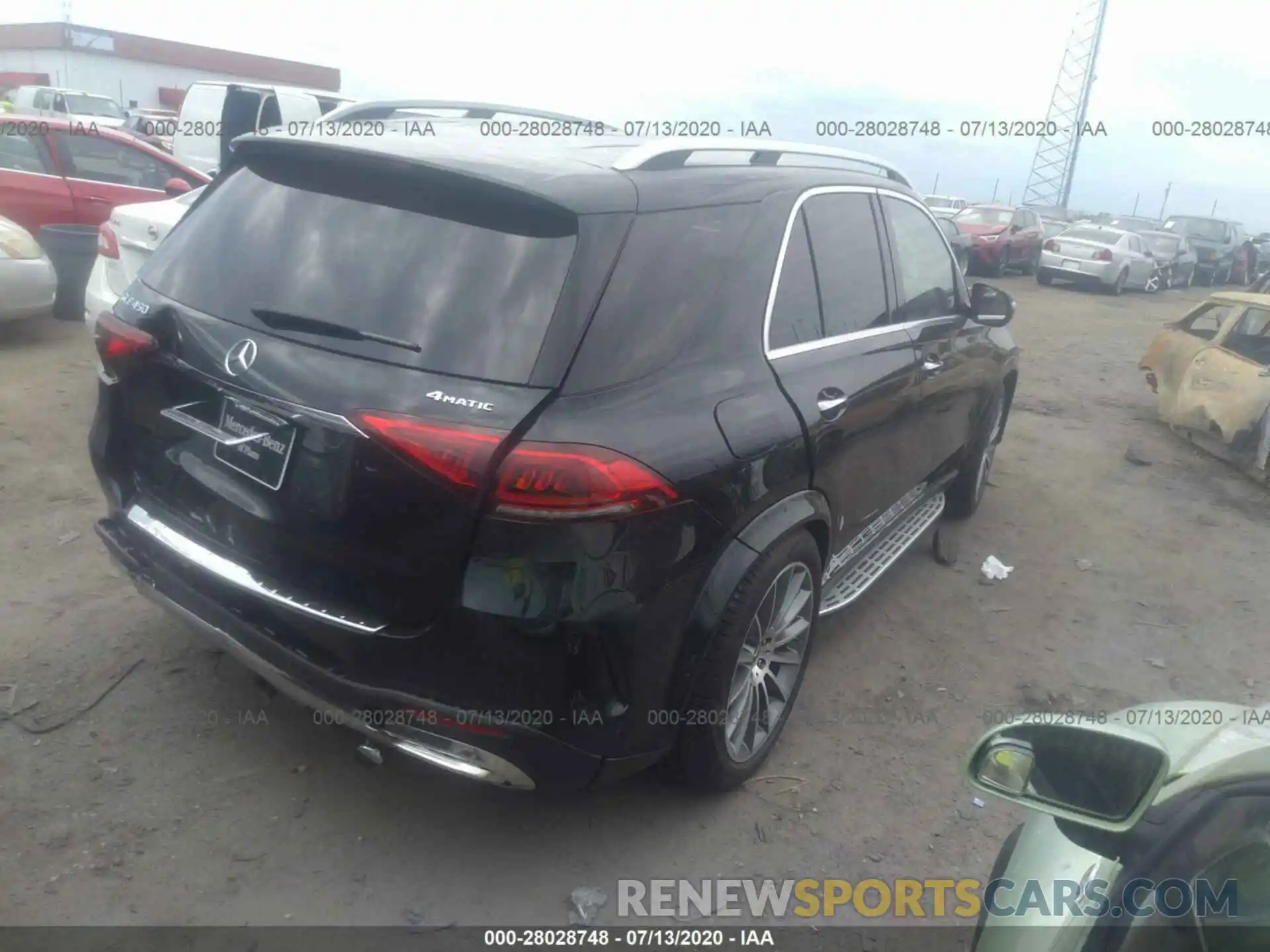 4 Фотография поврежденного автомобиля 4JGFB5KB6LA246030 MERCEDES-BENZ GLE 2020