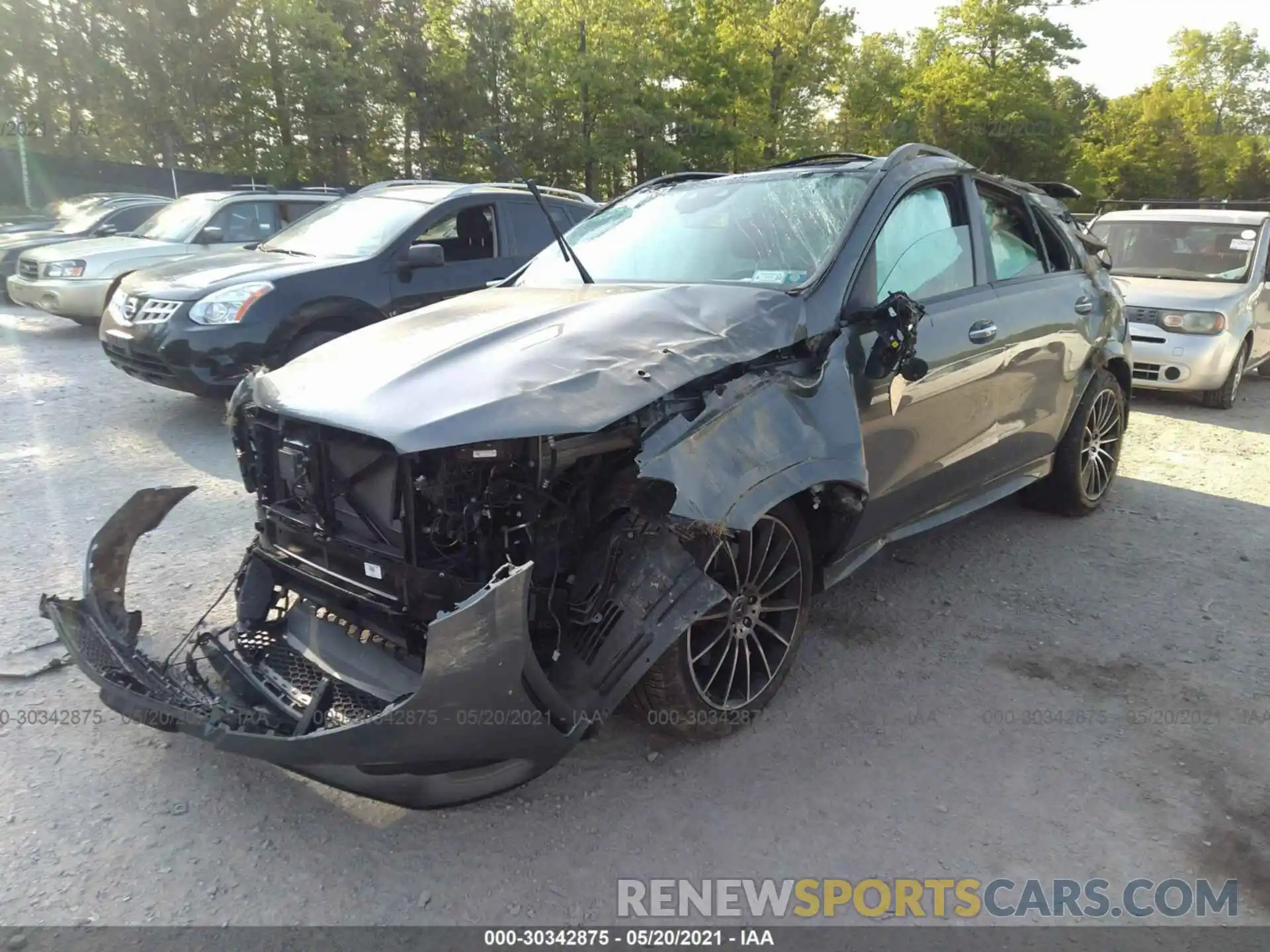 2 Photograph of a damaged car 4JGFB5KB9LA262979 MERCEDES-BENZ GLE 2020